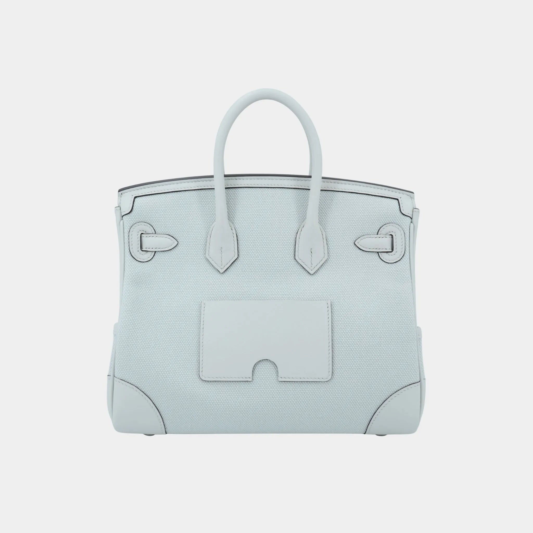 Hermes Birkin Cargo 25 Canvas-Swift Vert Mangrove PHW, Back