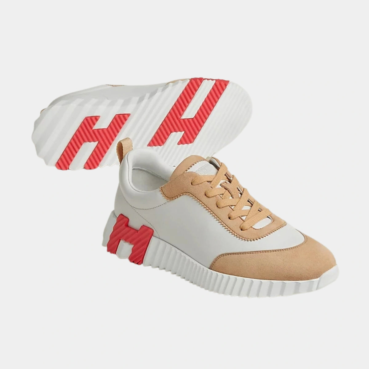 Bouncing Sneaker Calfskin and Suede Women