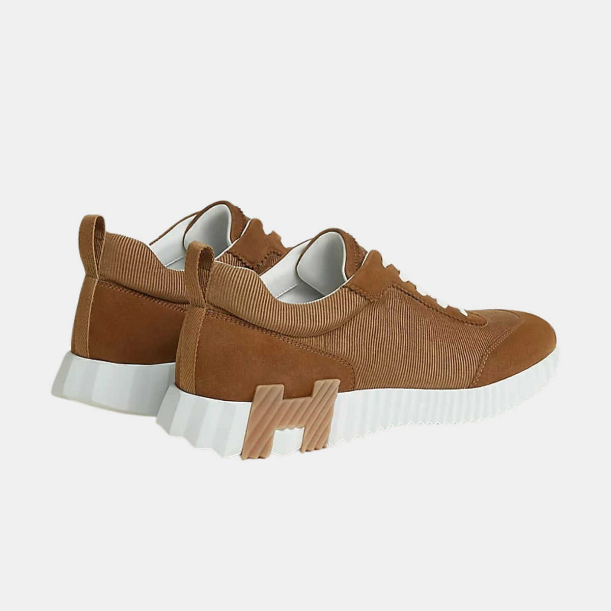 Bouncing Sneakers Corduroy And Suede Goatskin