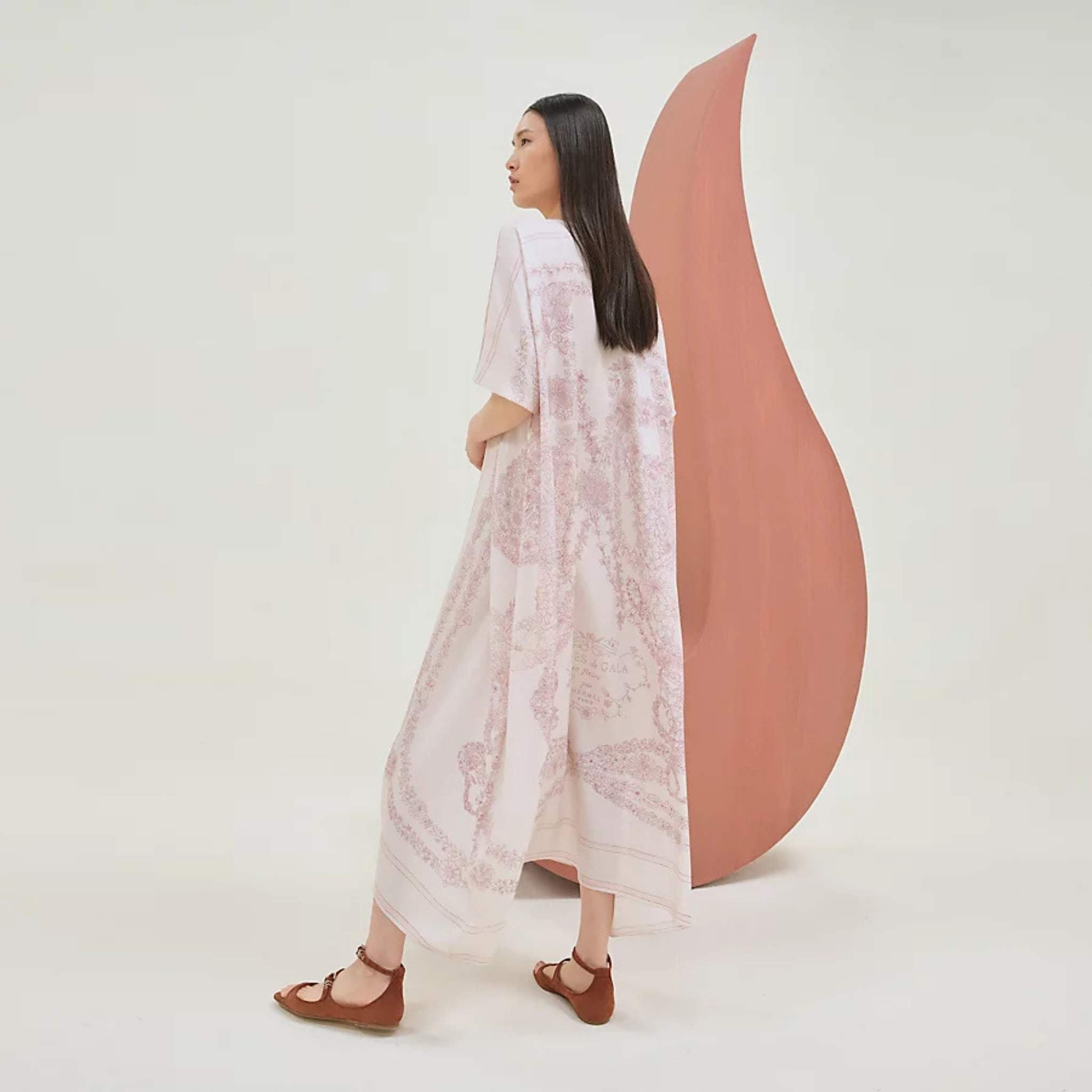 Hermes Brides De Gala Et En Fleurs Caftan, Back