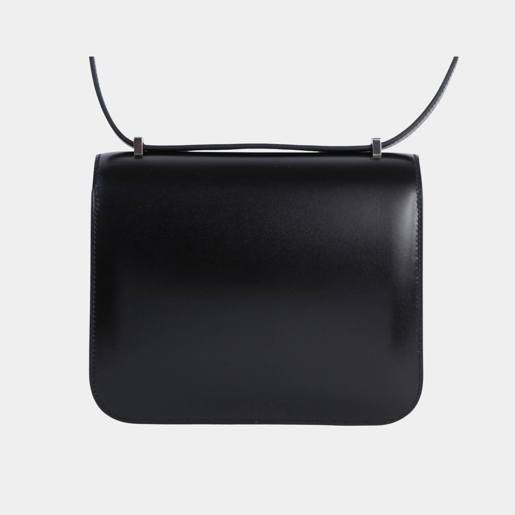 Hermes Constance Mini Box Calfskin Black PHW, Back