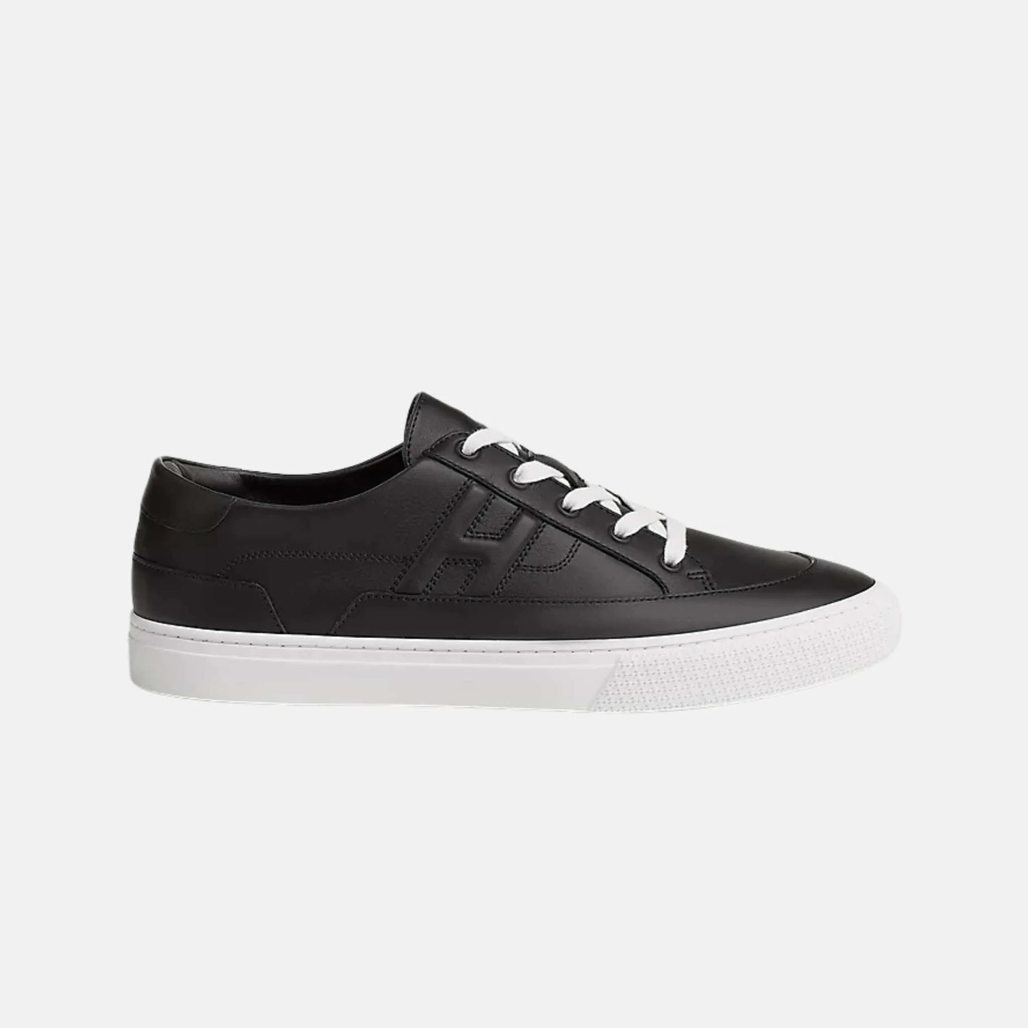 Hermes Deep Sneaker Calfskin Black , Front