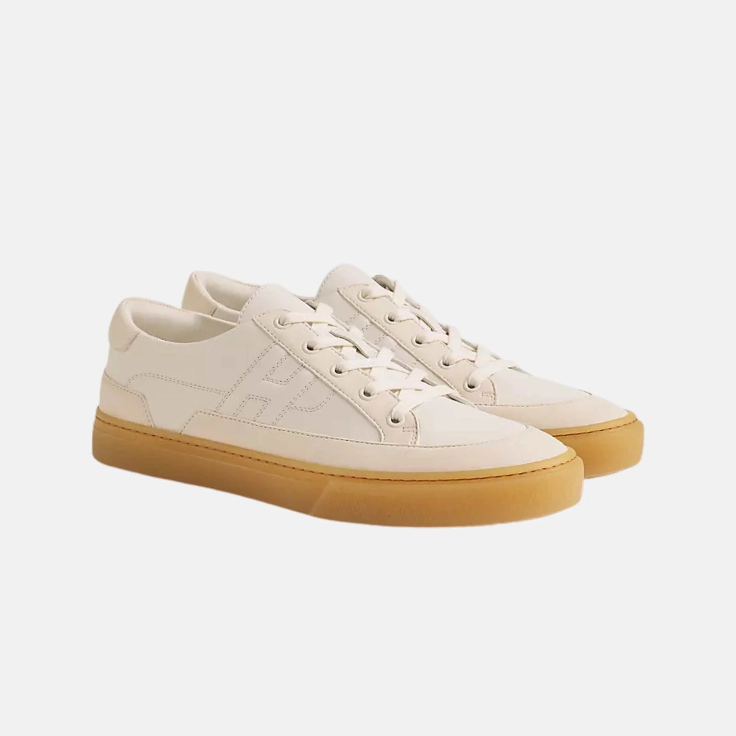 Hermes Deep sneaker Calfskin / Suede Goatskin, Side & Front