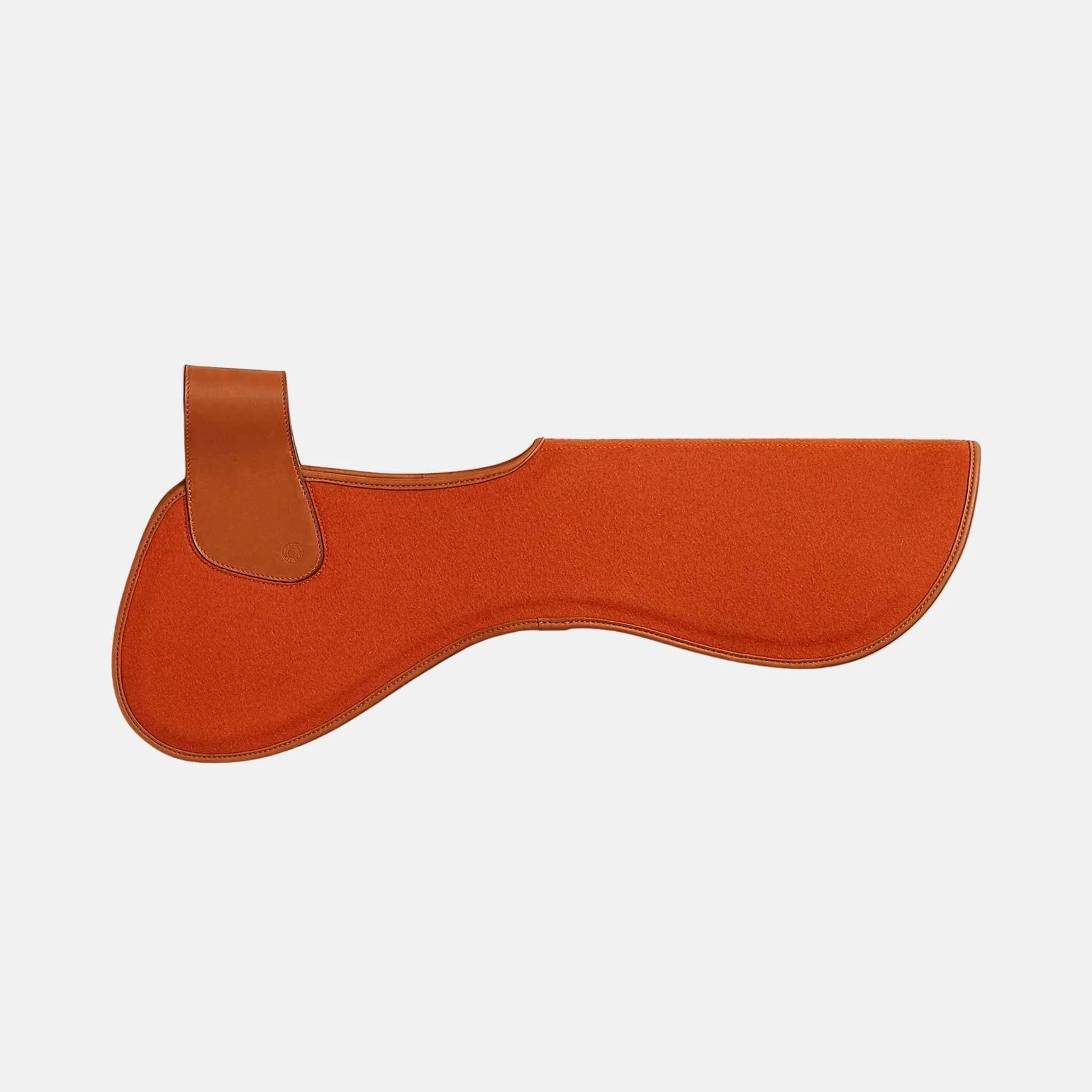 Hermes Equilibre Back Shock Absorbing Pad, Feu and Irish, Side