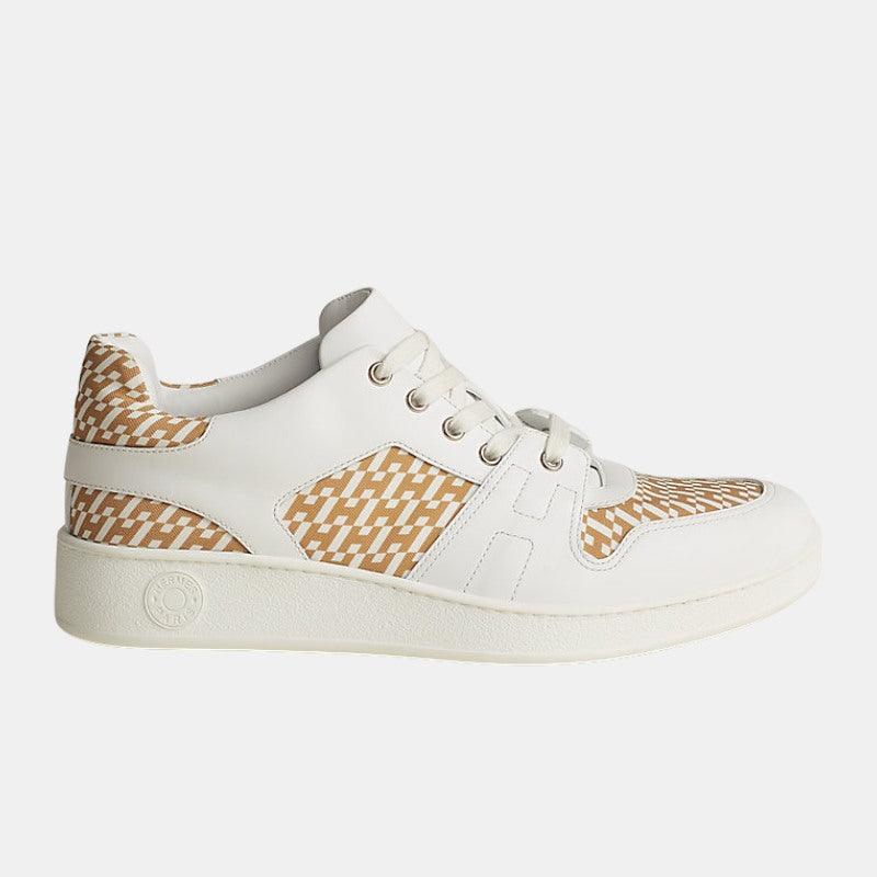 Hermes Free sneaker, Side, Brown