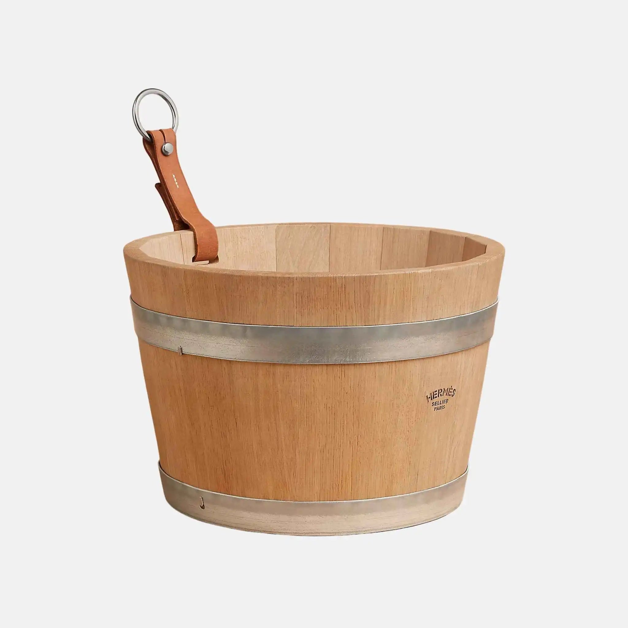 Hermes Groom Stable Bucket, Side