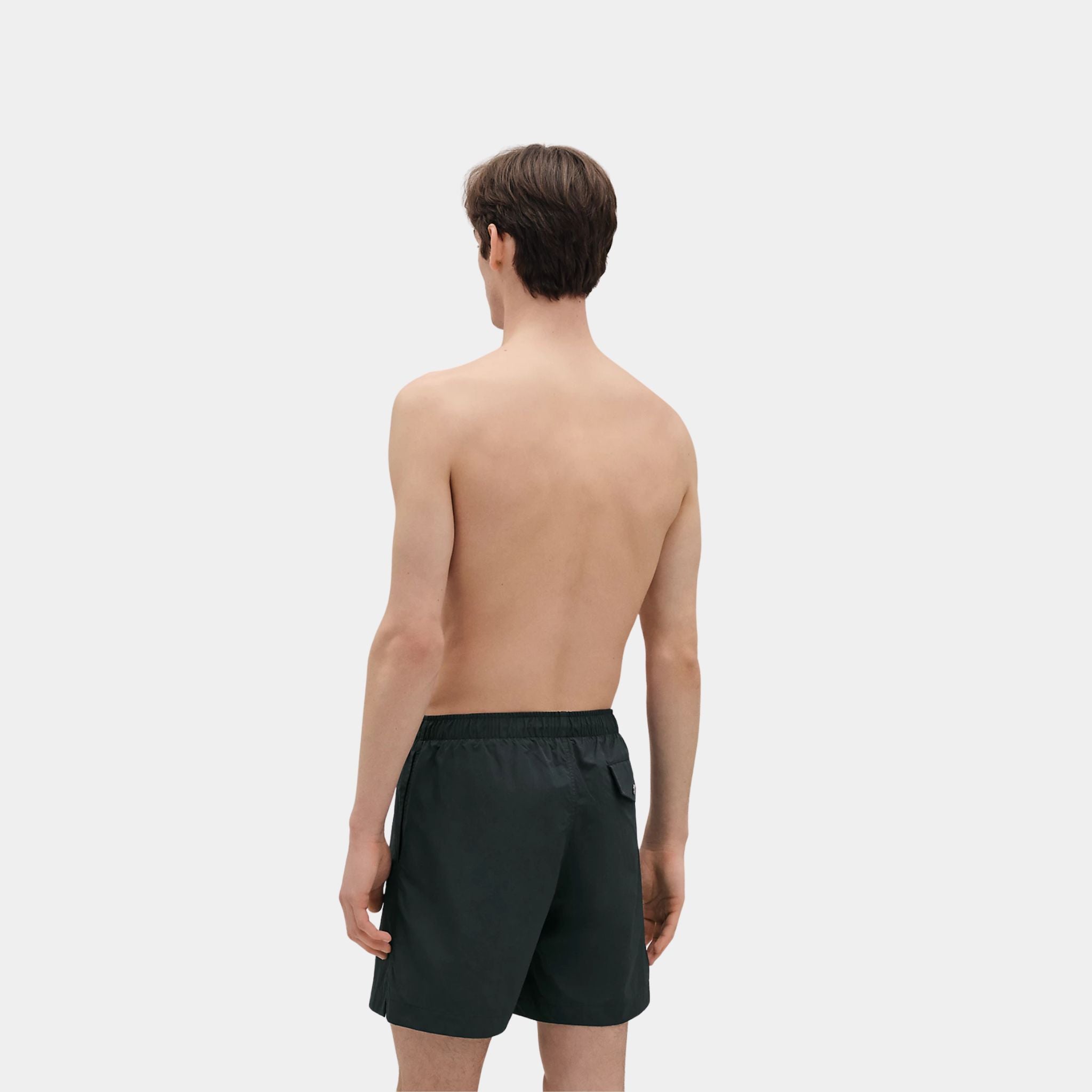 Hermes H Fantome Swim Trunks, Ardoise, Back