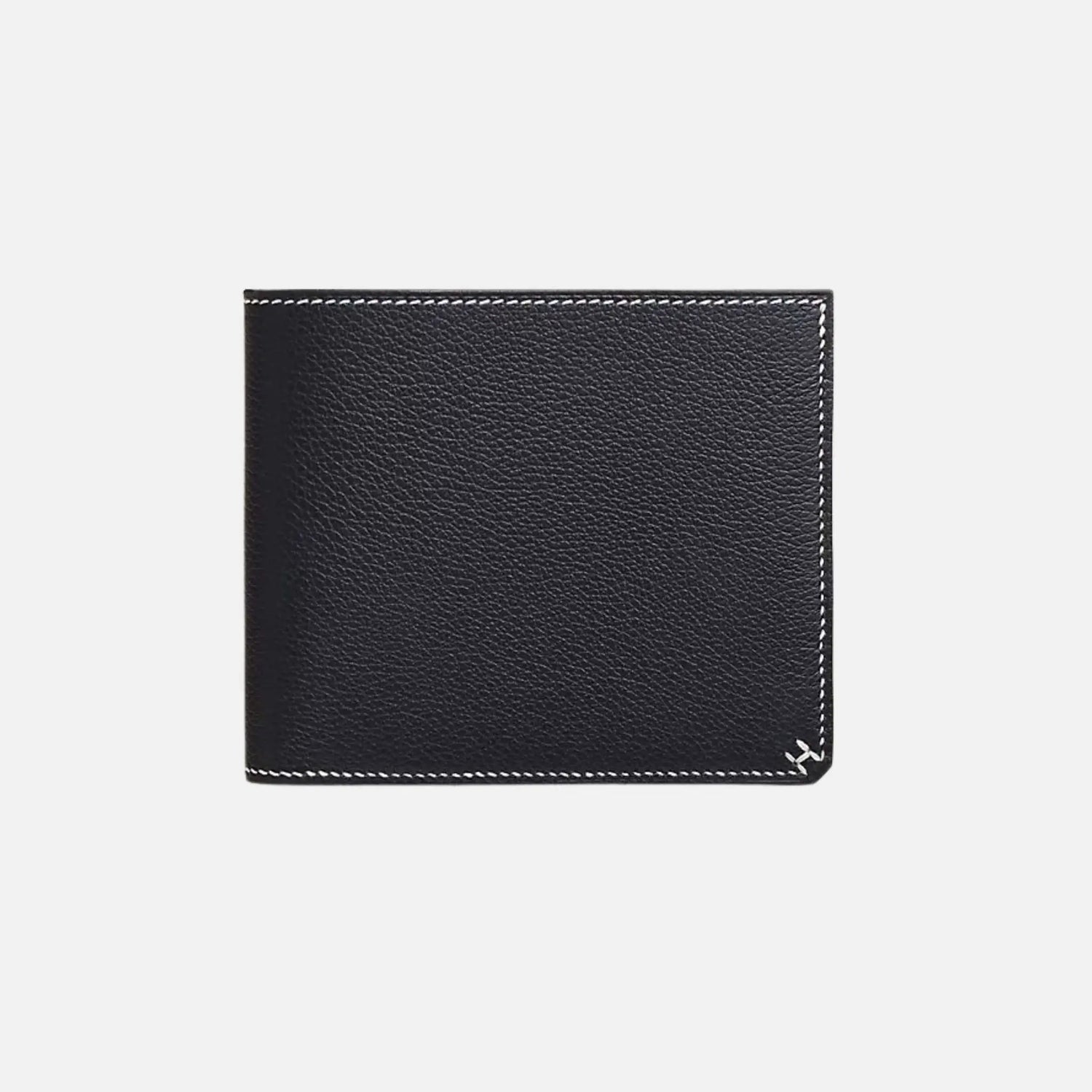 H Sellier Compact Wallet Evercolor Calfskin, Caban