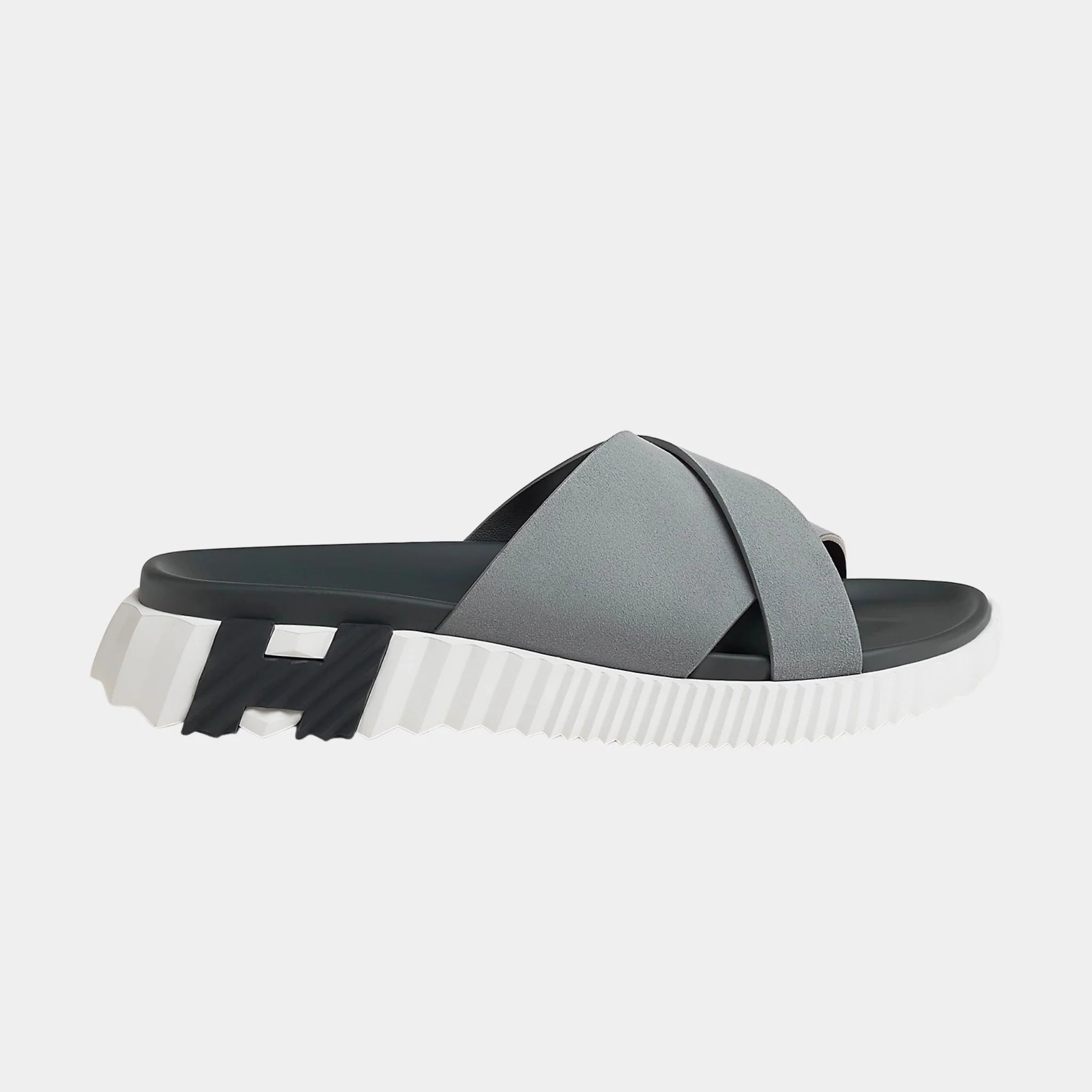 Infra Sandals in Suede Goatskin
