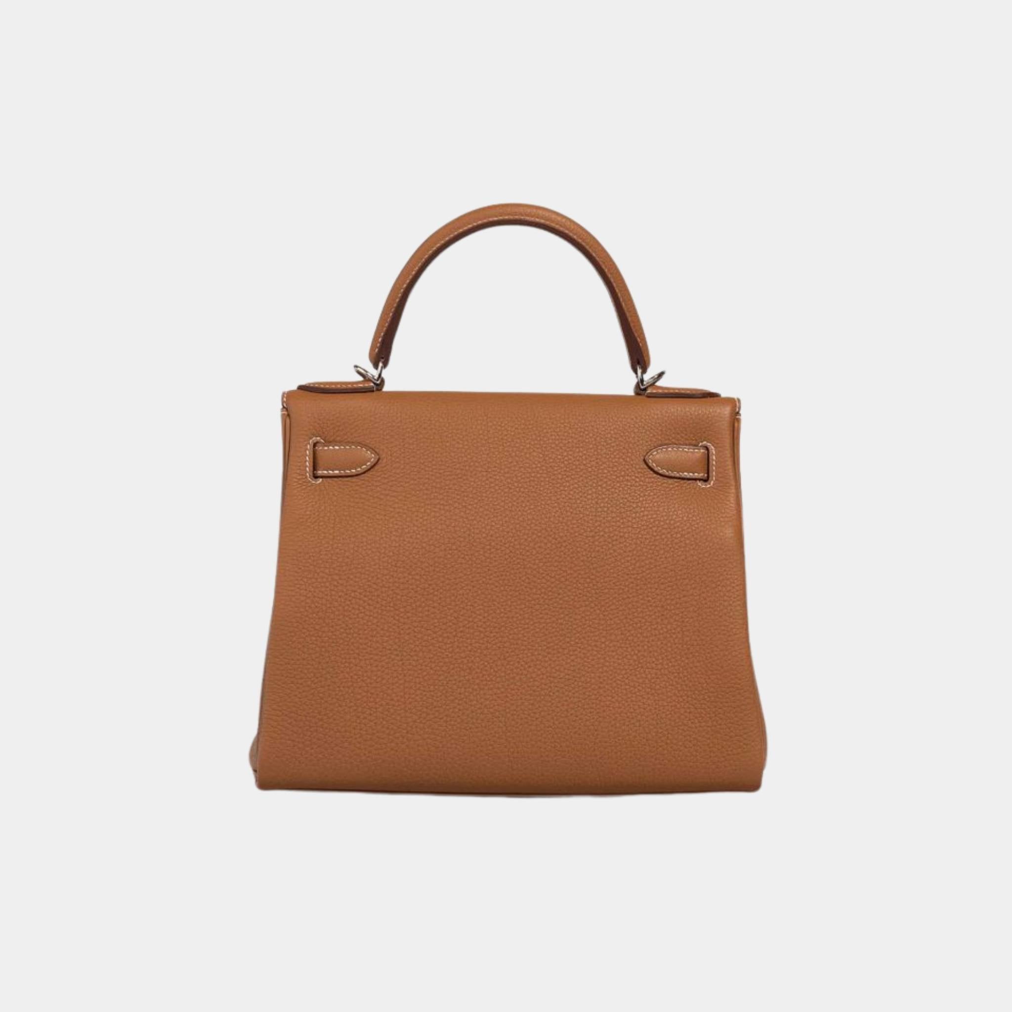 Hermes Kelly 28 Togo Gold PHW, Back