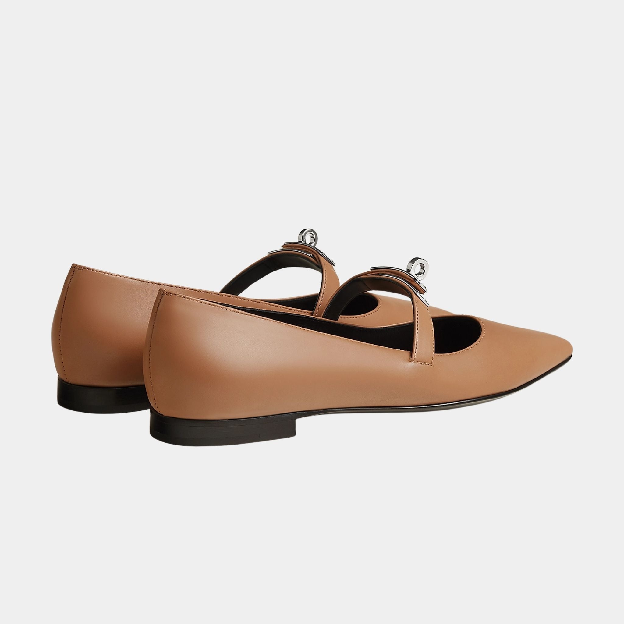 حذاء Kelly Ballerinas من جلد العجل