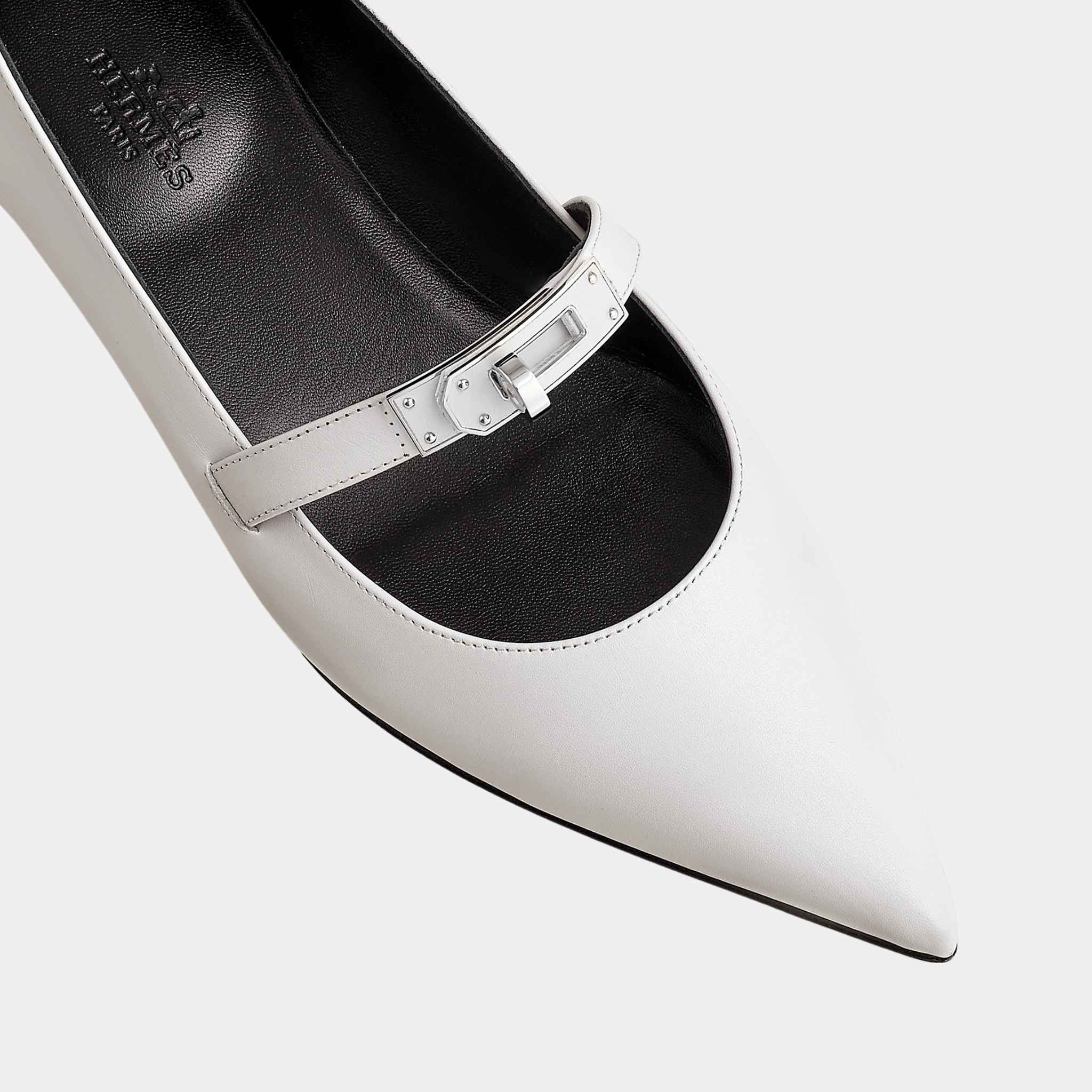 حذاء Kelly Ballerinas من جلد العجل