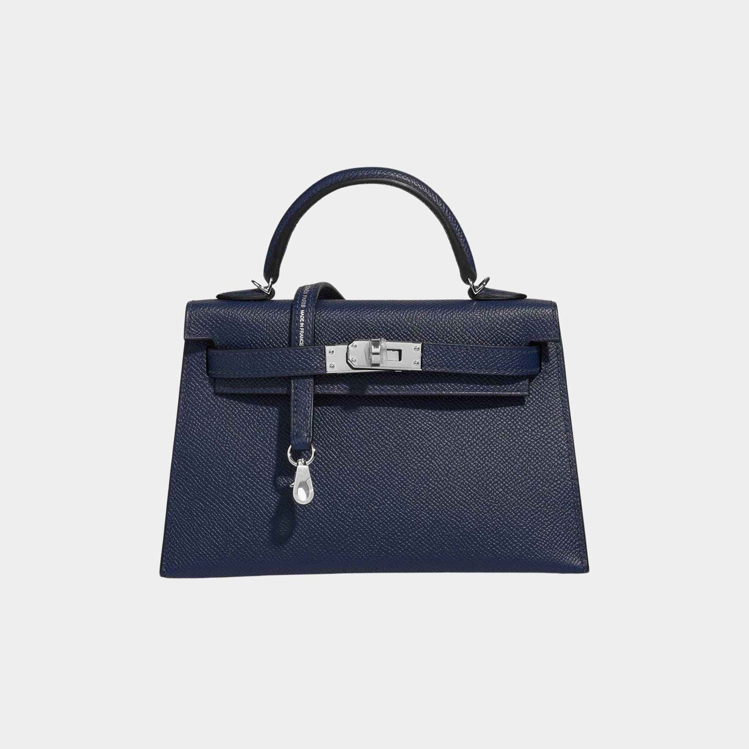 Hermes Kelly Mini 20 Epsom Bleu Navy, Front