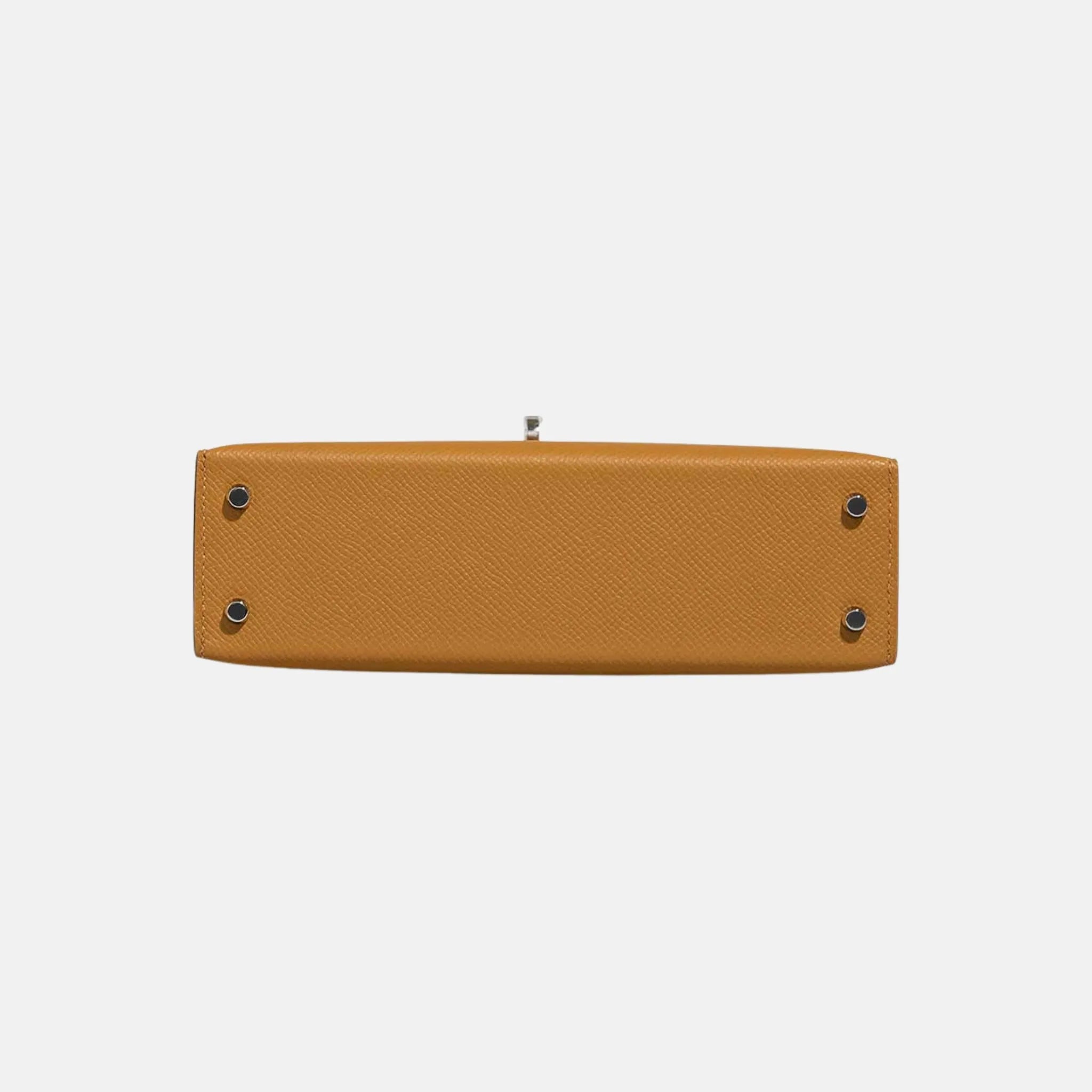 Hermes Kelly Mini Epsom Sesame PHW, bottom