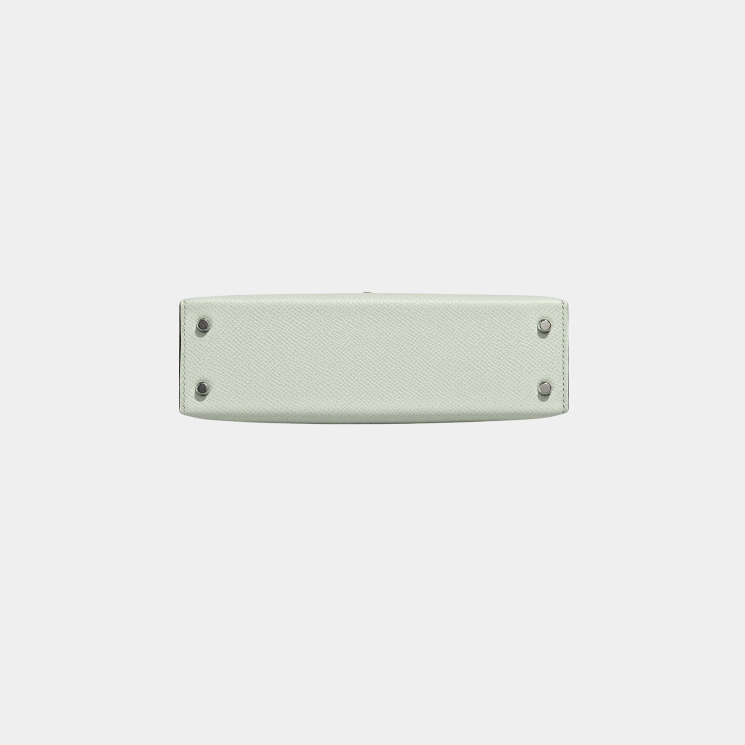Hermes Kelly Mini Epsom Vert Fizz PHW, Bottom
