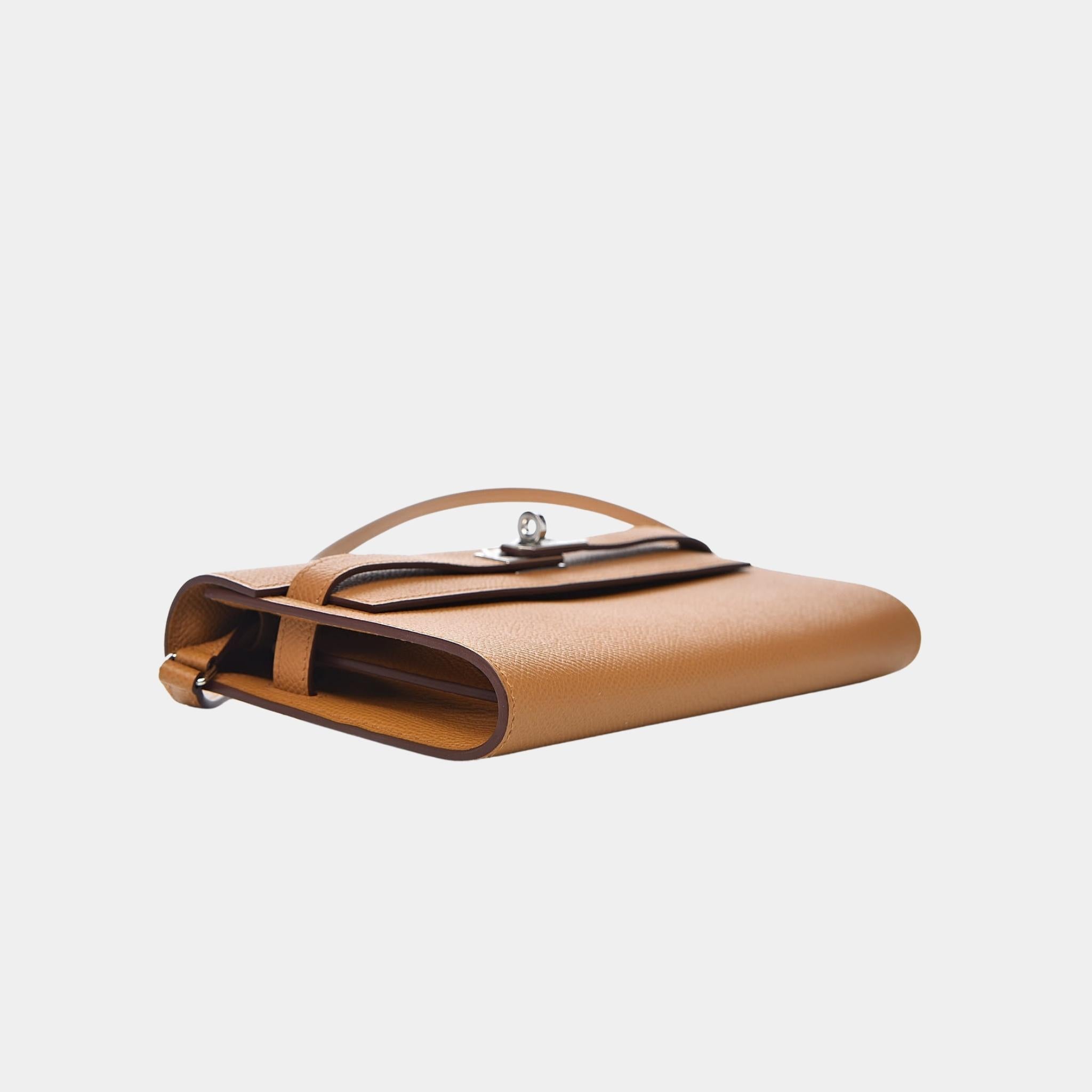Hermes Kelly Wallet To Go Sesame PHW, Side
