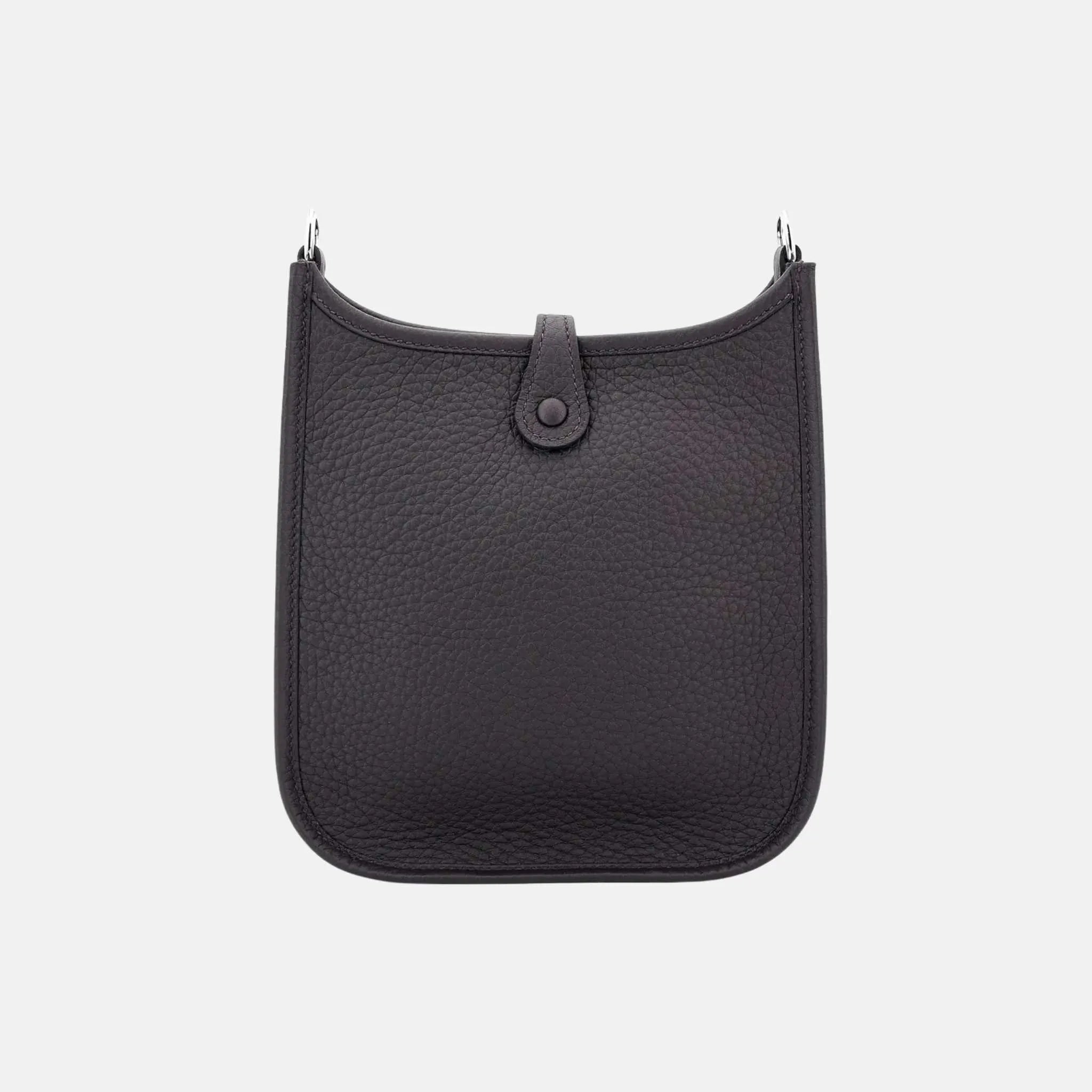 Hermes Mini Evelyne TPM Amazone 112 Clemence Prunoir PHW, Back