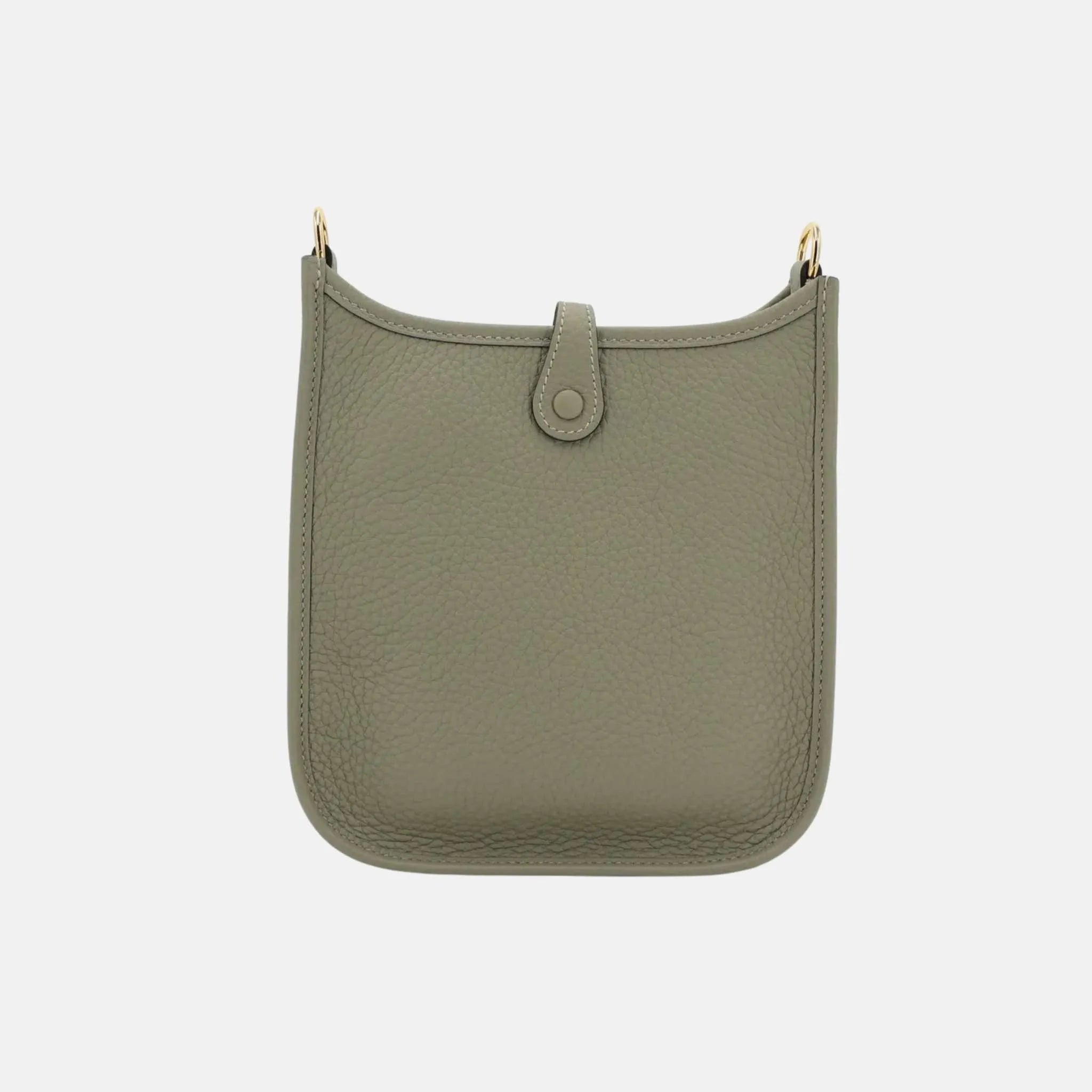Hermes Mini Evelyne TPM Amazone 112 Clemence Sauge GHW, Back