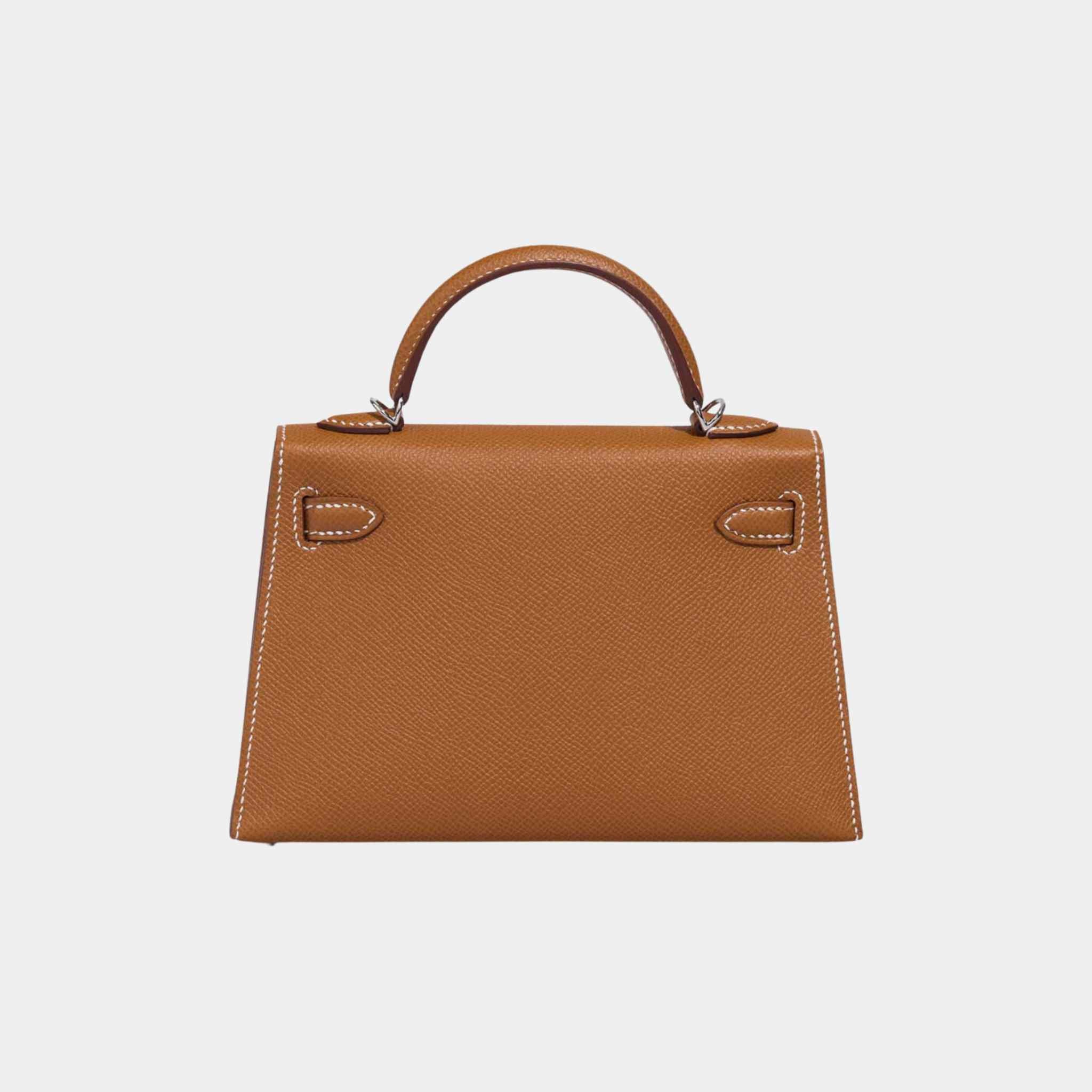 Hermes Mini Kelly Gold PHW, Back