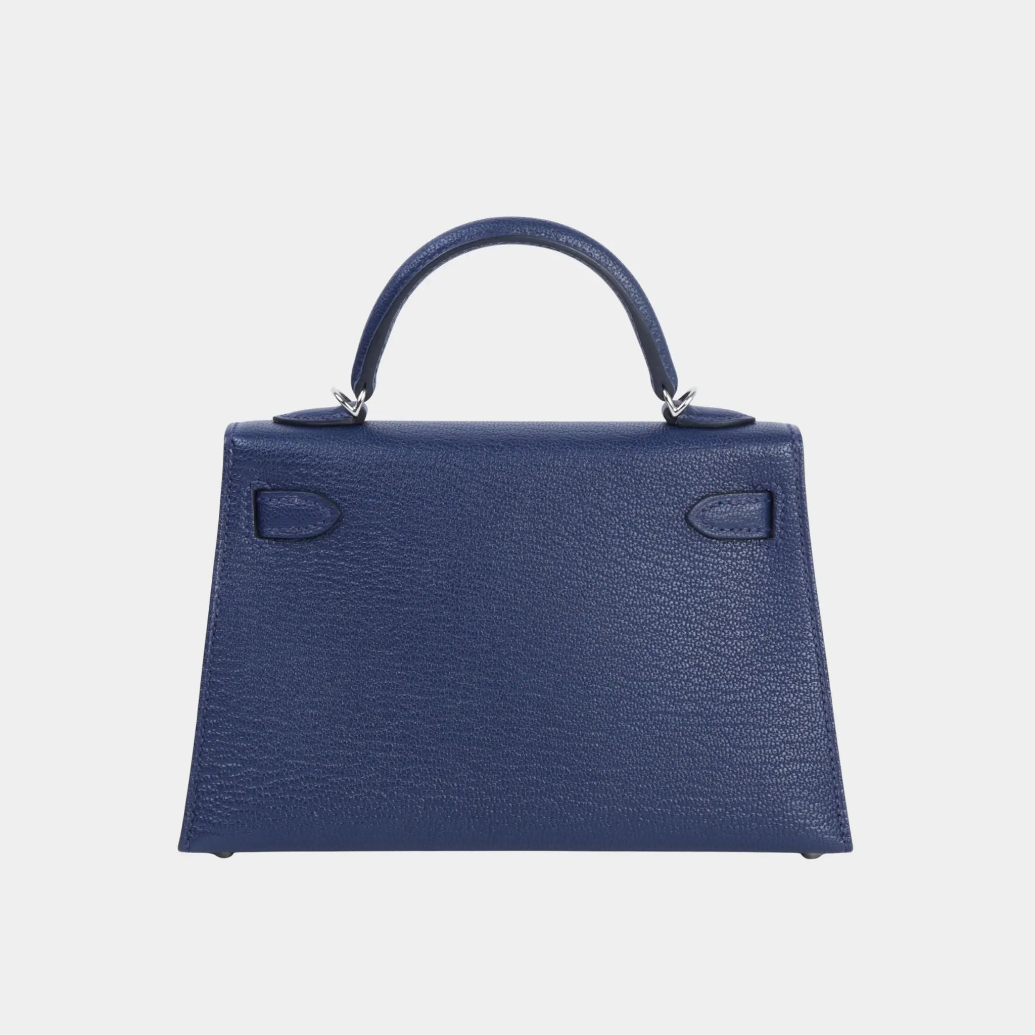 Hermes Mini Kelly II Chevre Black GHW, Back