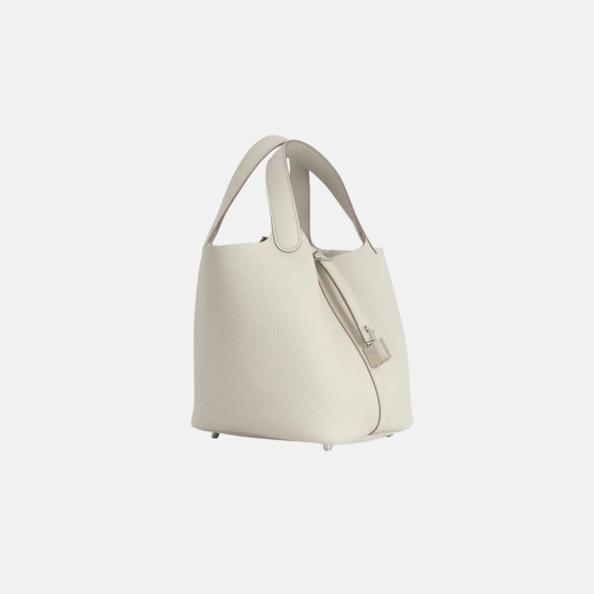 Hermes Picotin 18 Beton Clemence PHW, Side