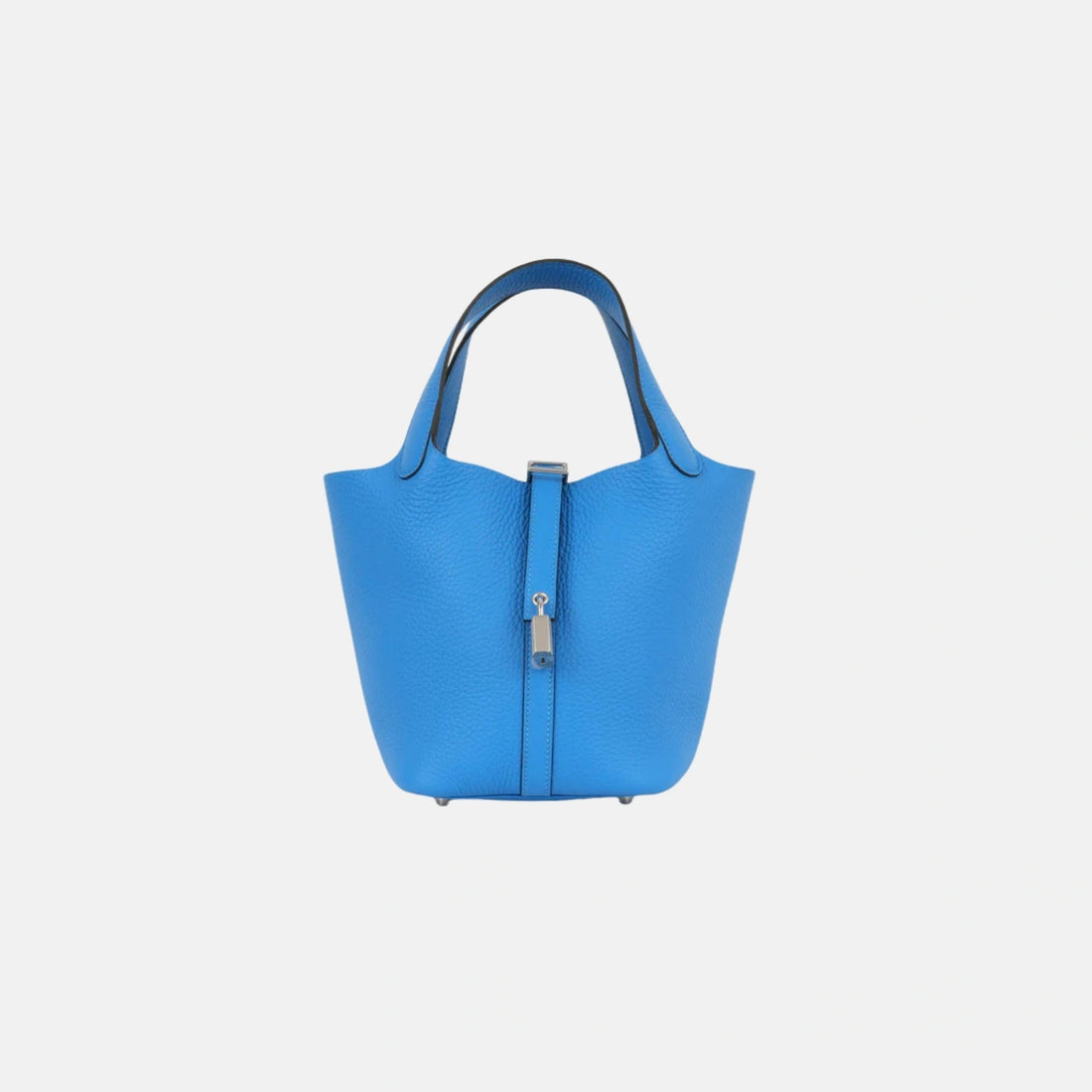 Hermes Picotin 18 Bleu Hydra PHW, Front