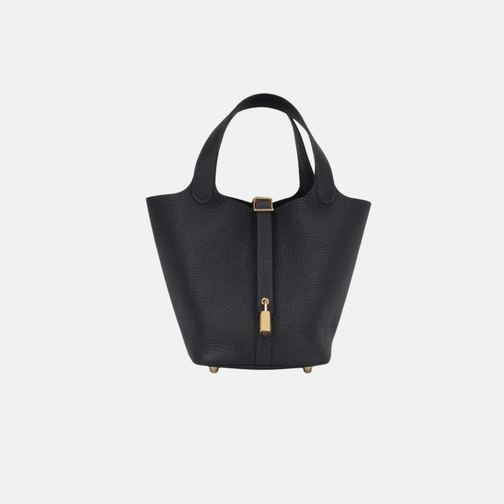 Hermes Picotin 18 Caban Deep Navy Clemence GHW, Front