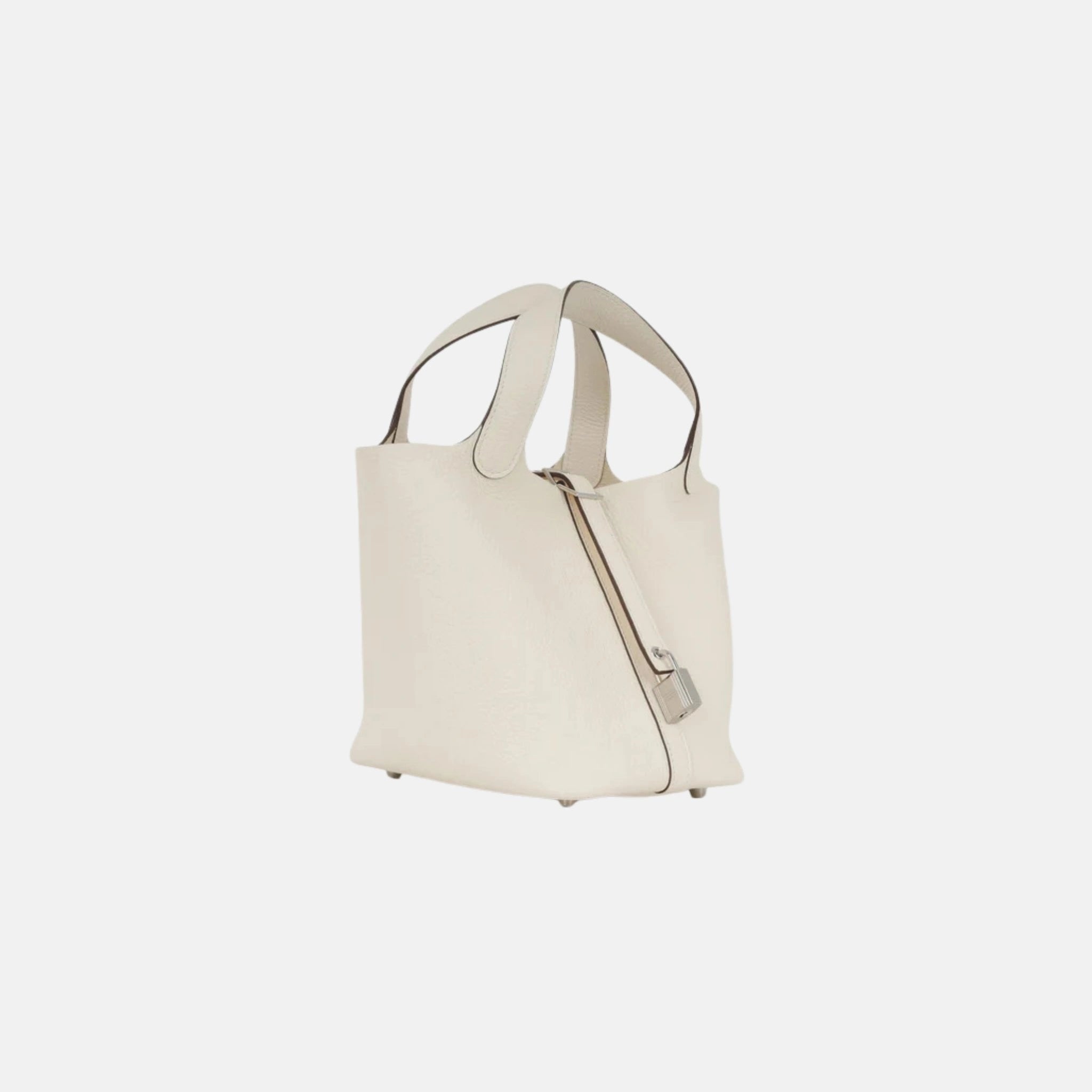 Hermes Picotin 18 Nata Clemence PHW, Side