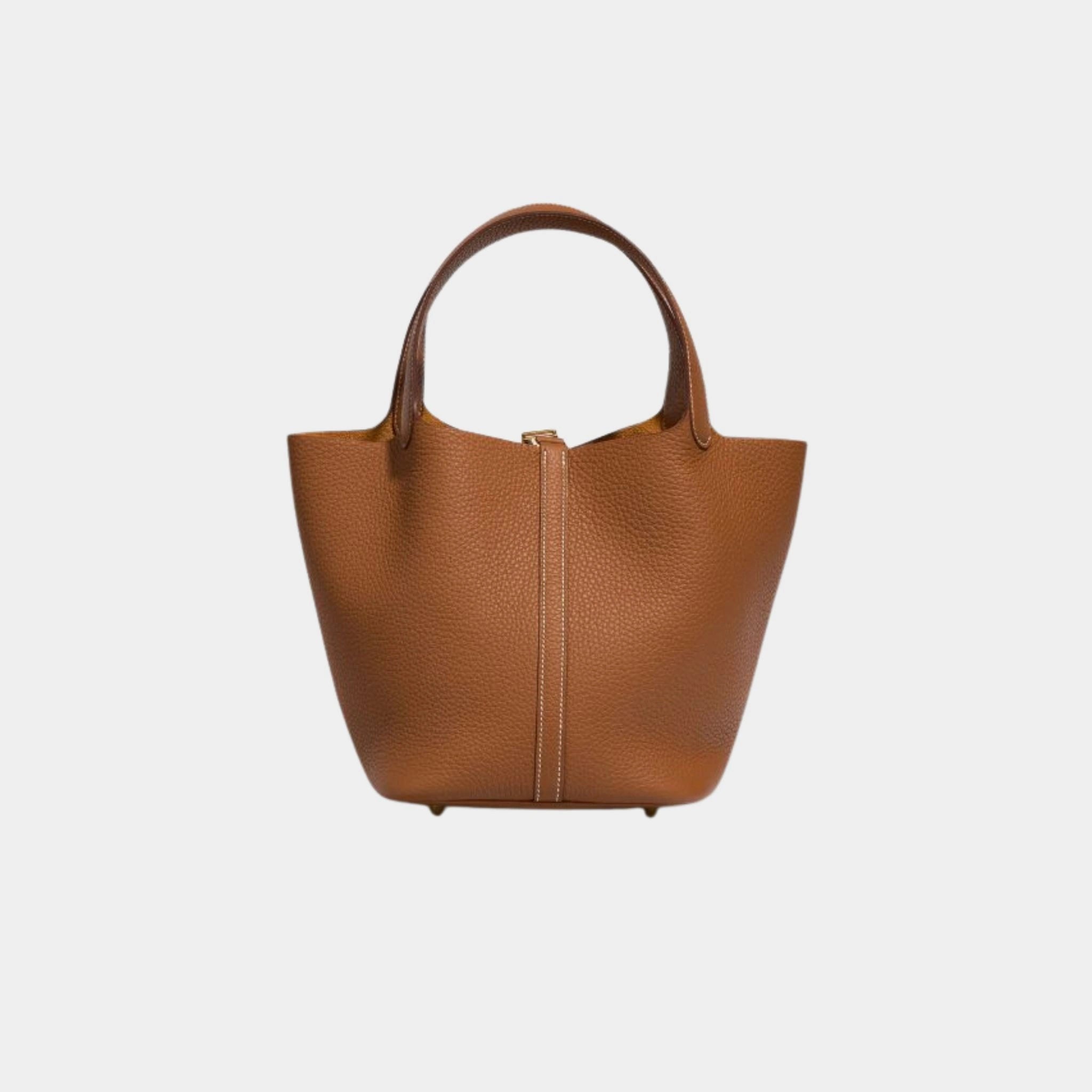 Hermes Picotin 22 Taurillon Clémence Gold GHW, Back
