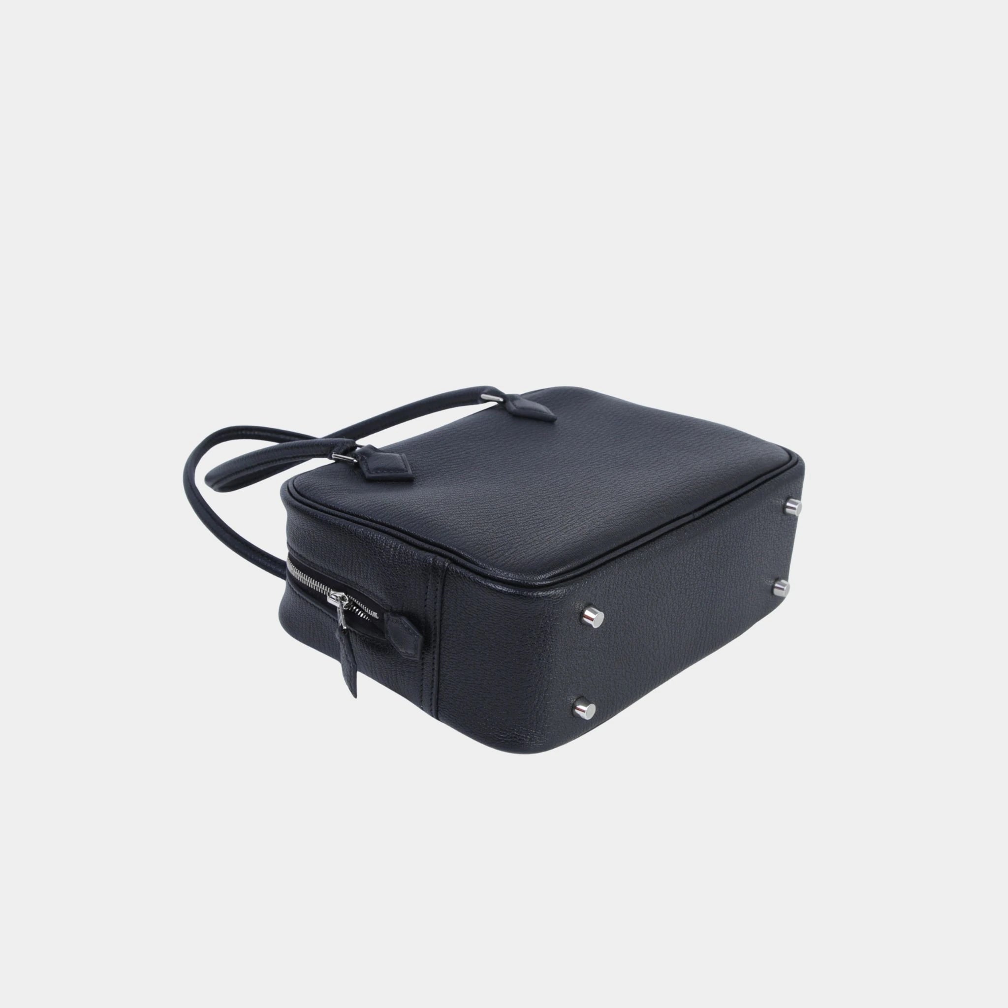 Hermes Plume Mini Black PHW, Bottom