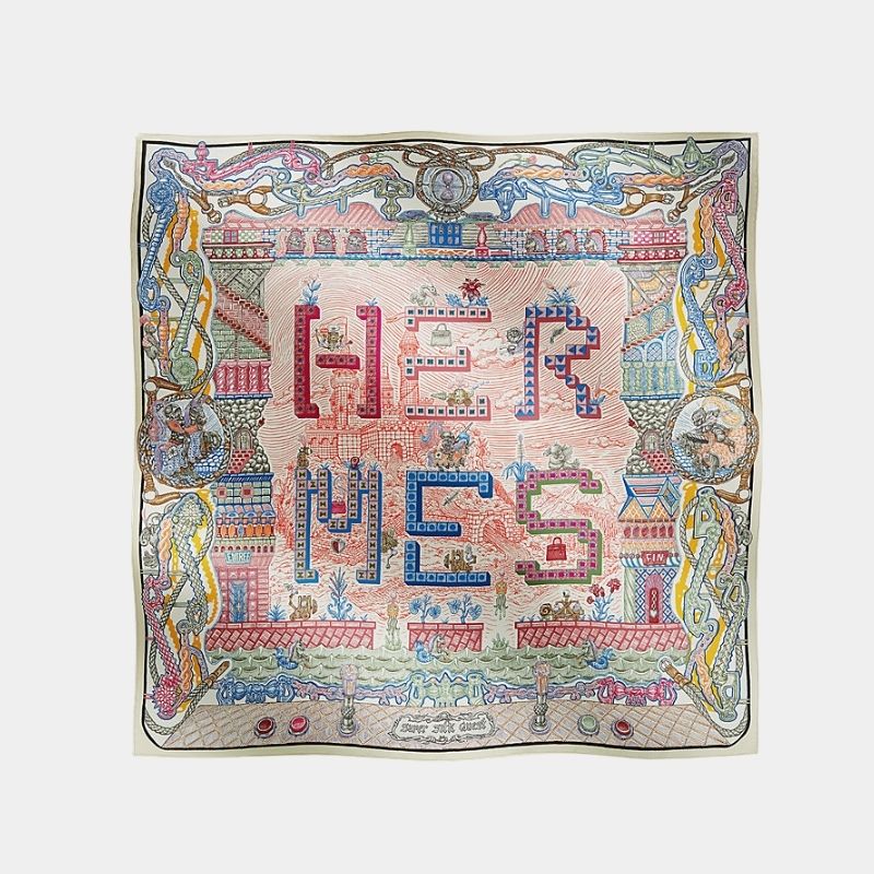 *完売必至*【HERMES】Super Silk Quest 90 スカーフ シルク Hermes Super Silk Quest Scarf 90 – SANDS