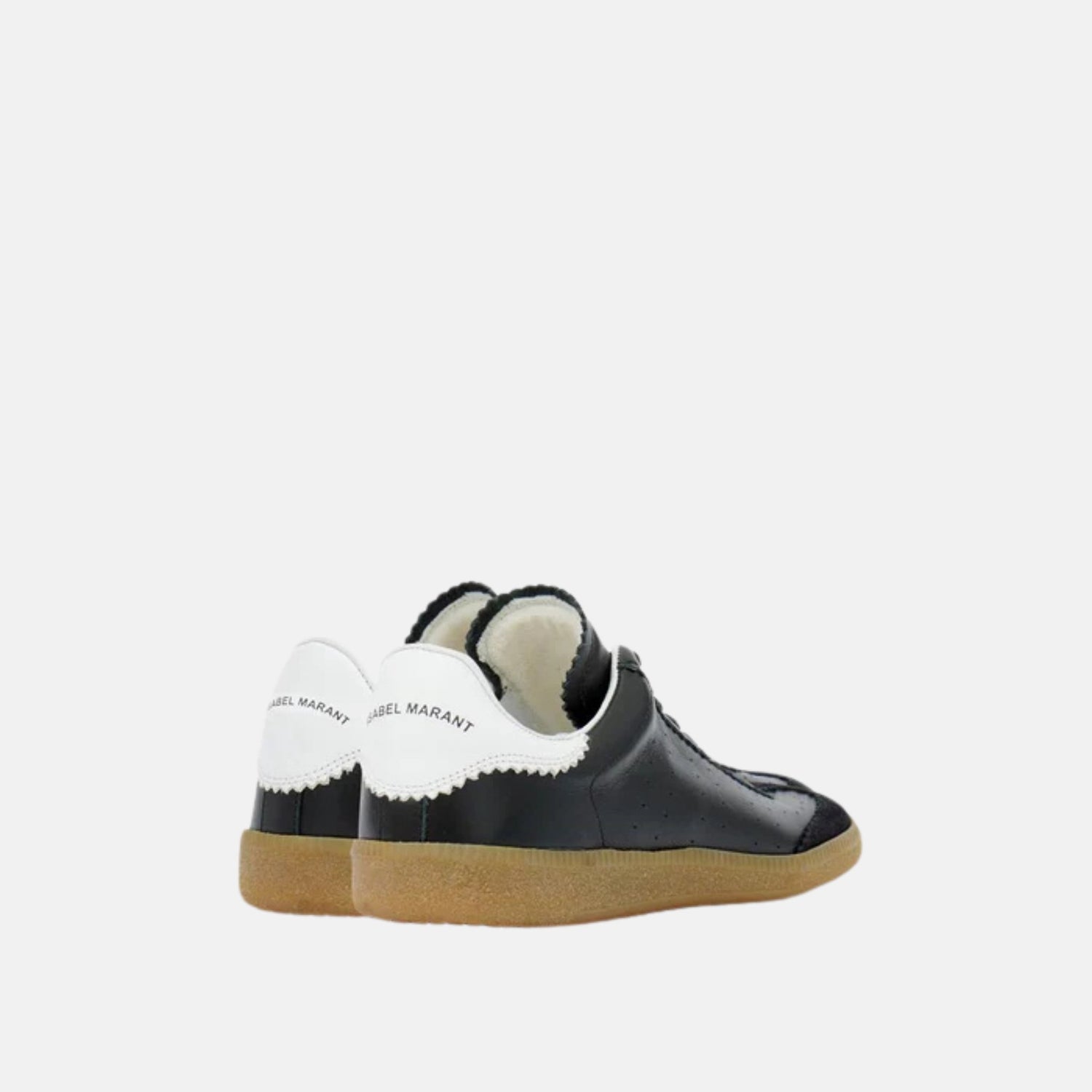 Isabel Marant Bryce Low Top Sneakers With Front Lace Up Fastening, Black, Back