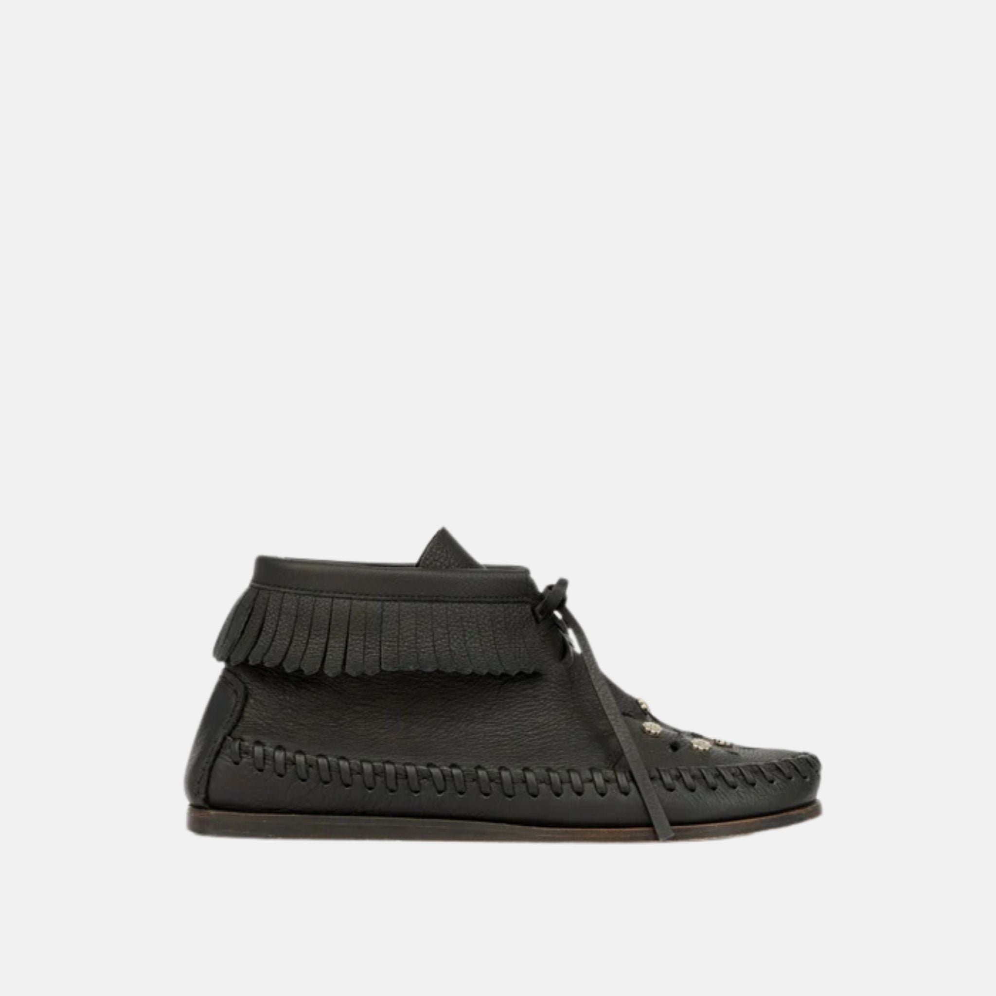 Isabel Marant Felsa High Top Full Grain Leather Loafers, Side