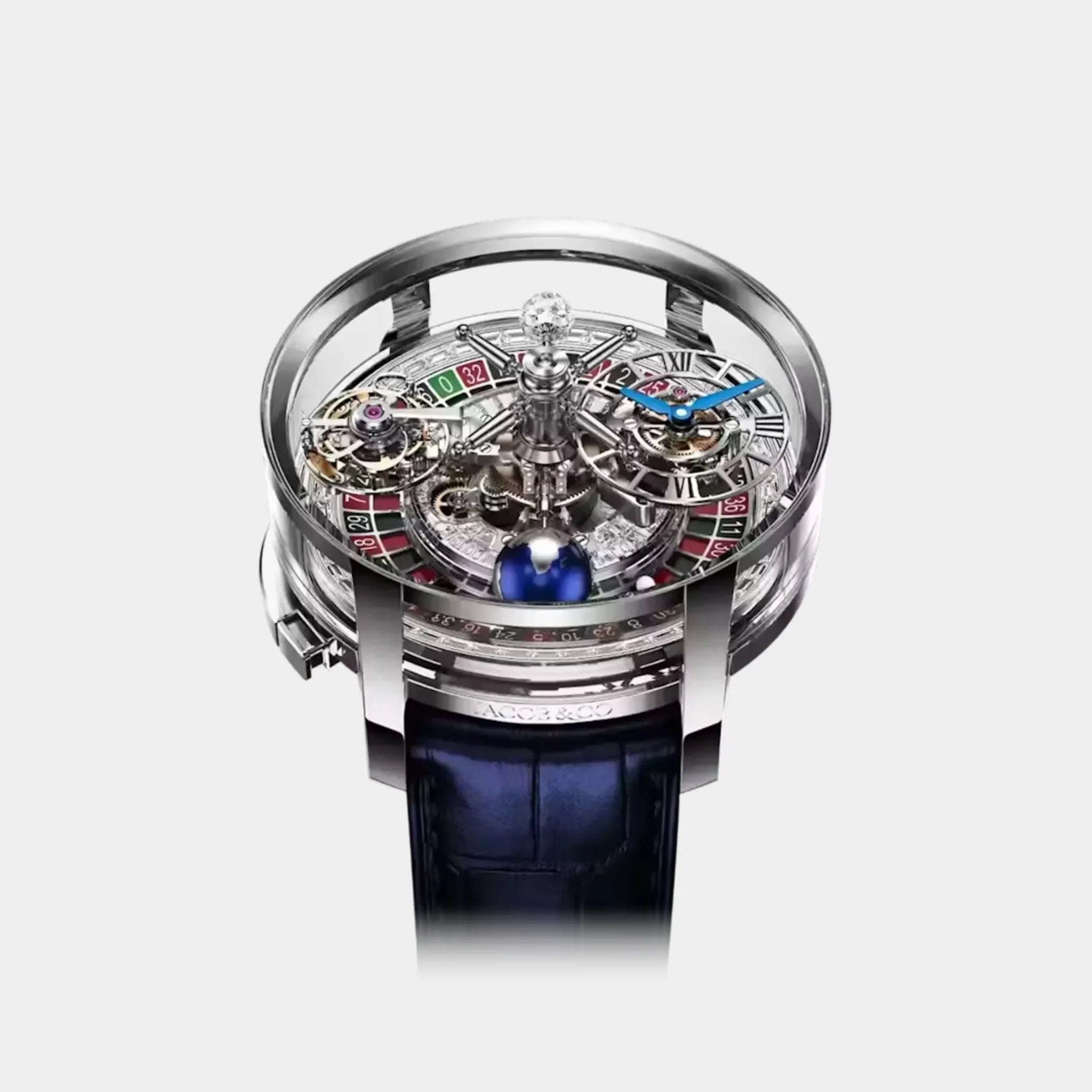Jacob & Co Astronomia Casino White Gold Baguette Dial AT160.30.AA.AB.A