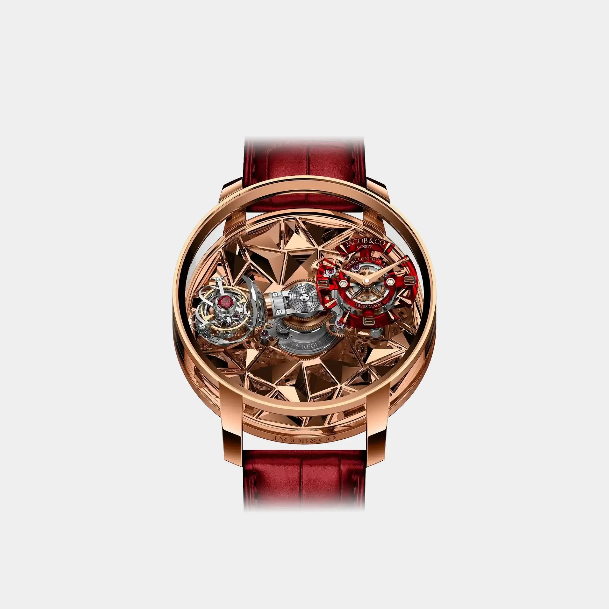Jacob & Co. Astronomia Four Axis Tourbillon Rose Gold, Front