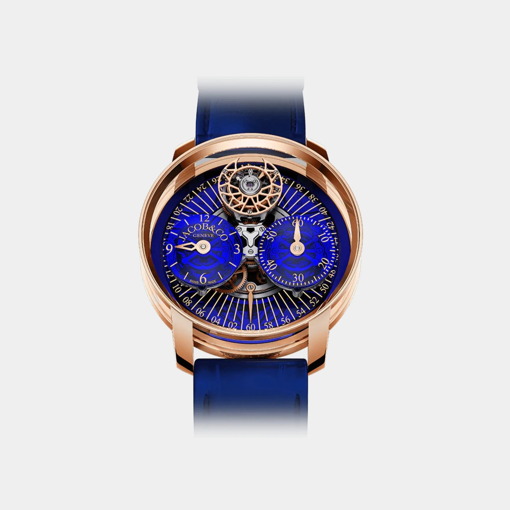 Jacob & Co Astronomia Regulator Blue Rose Gold, Front