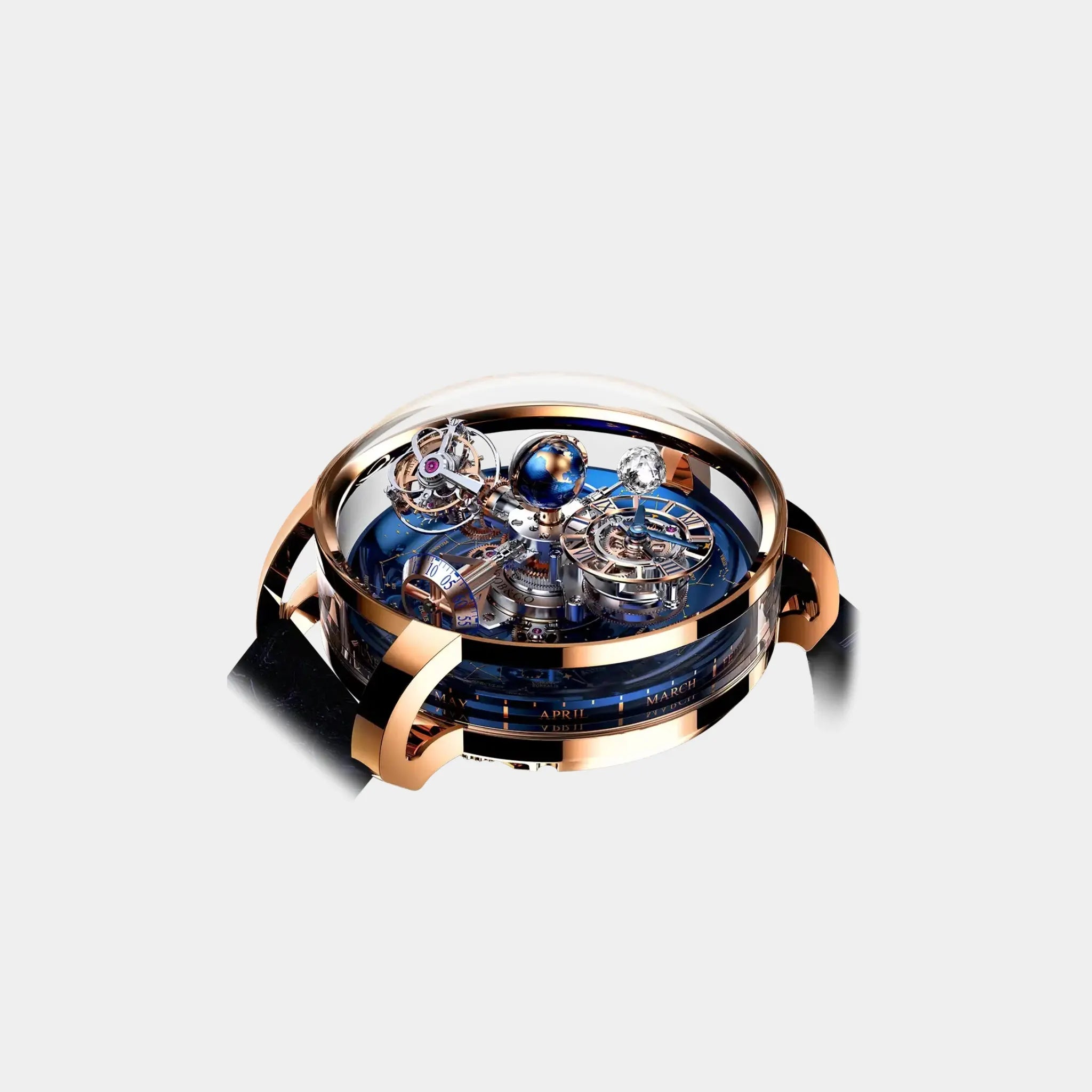 Jacob & Co. Astronomia Sky Rose Gold White Moon AT110.40.AA.WD.A, Top