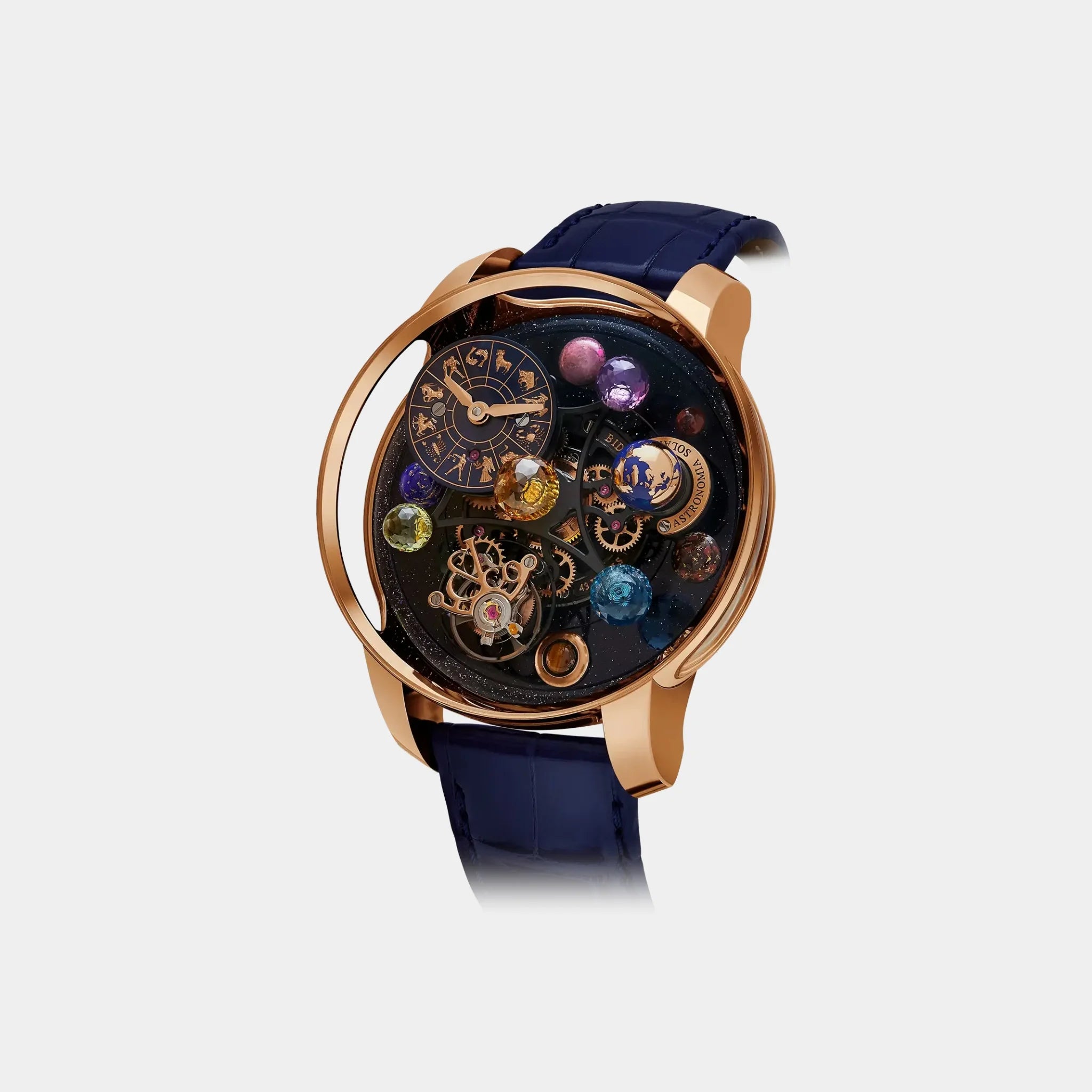 Jacob & Co. Astronomia Solar Zodiac Rose Gold Planets Zodiac, Front