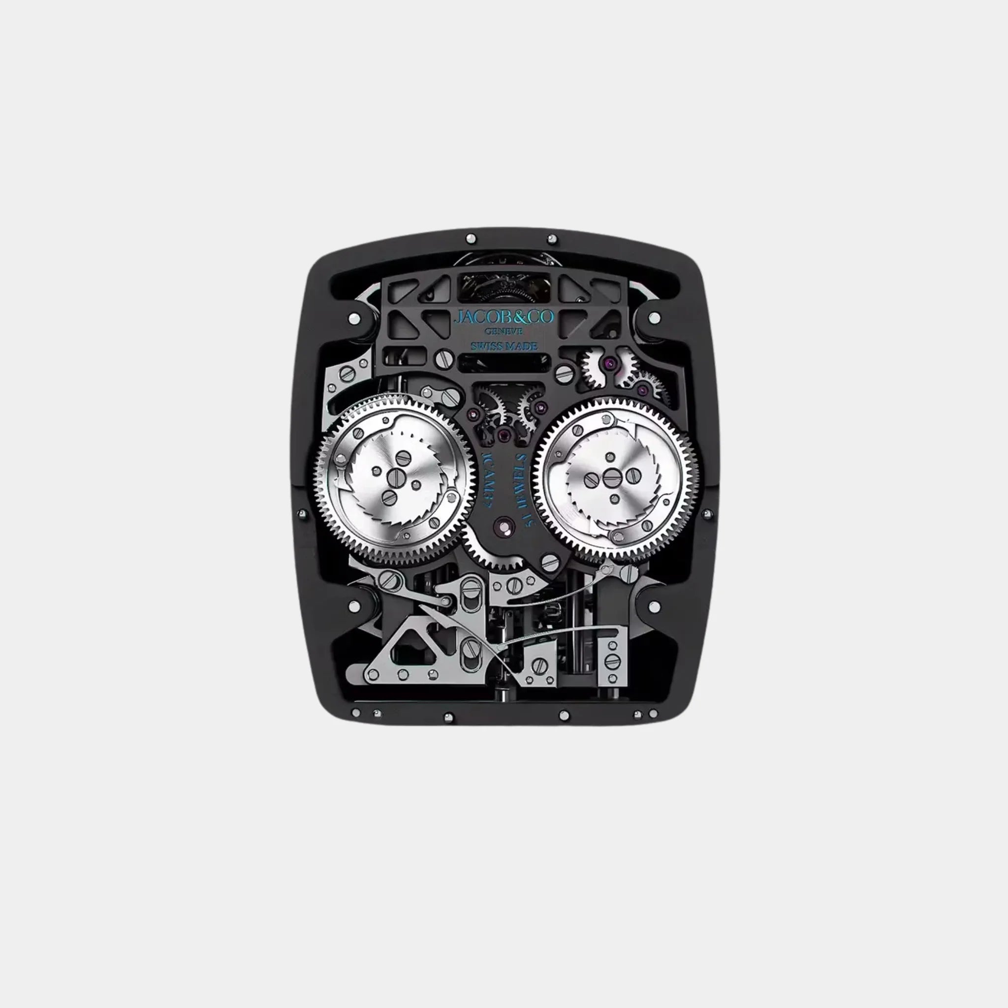 Jacob & Co. Bugatti Chiron Tourbillon Sapphire Crystal Clear, Movement