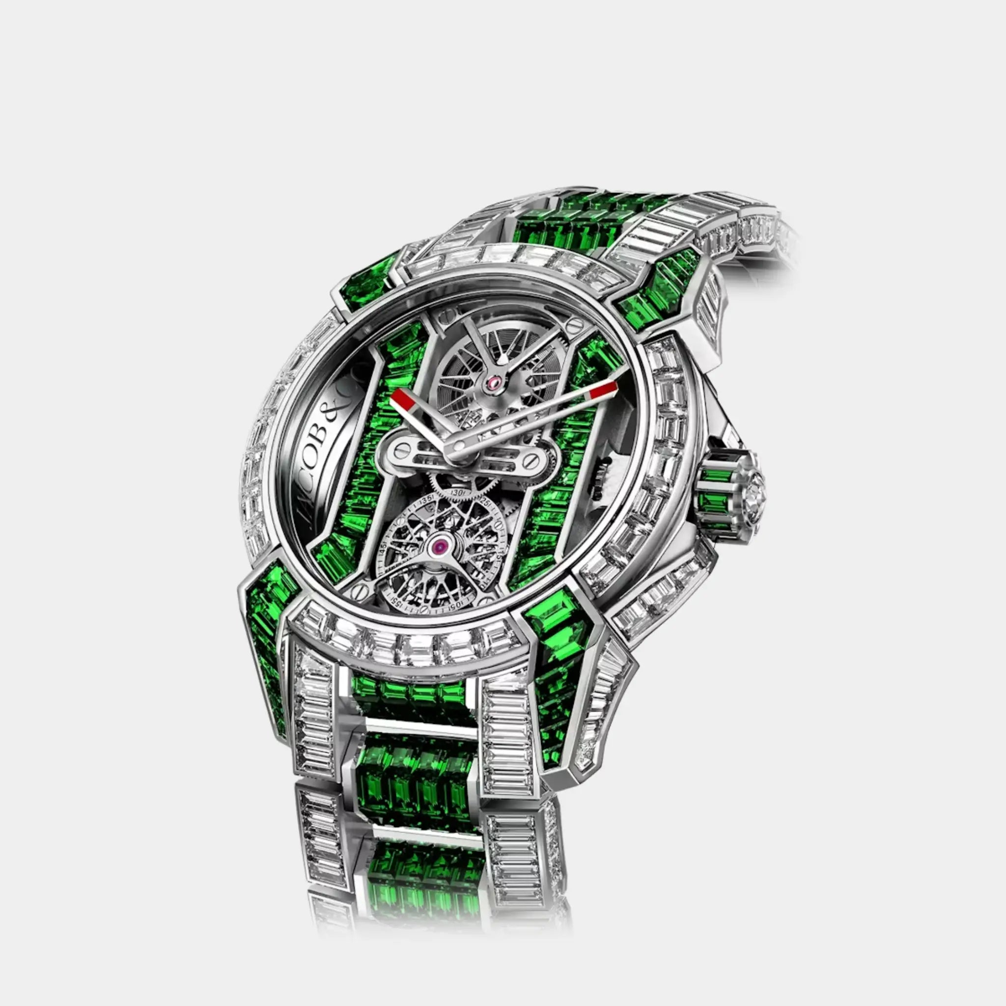 Jacob & Co. Epic X Tourbillon Baguette Diamonds & Tsavorites