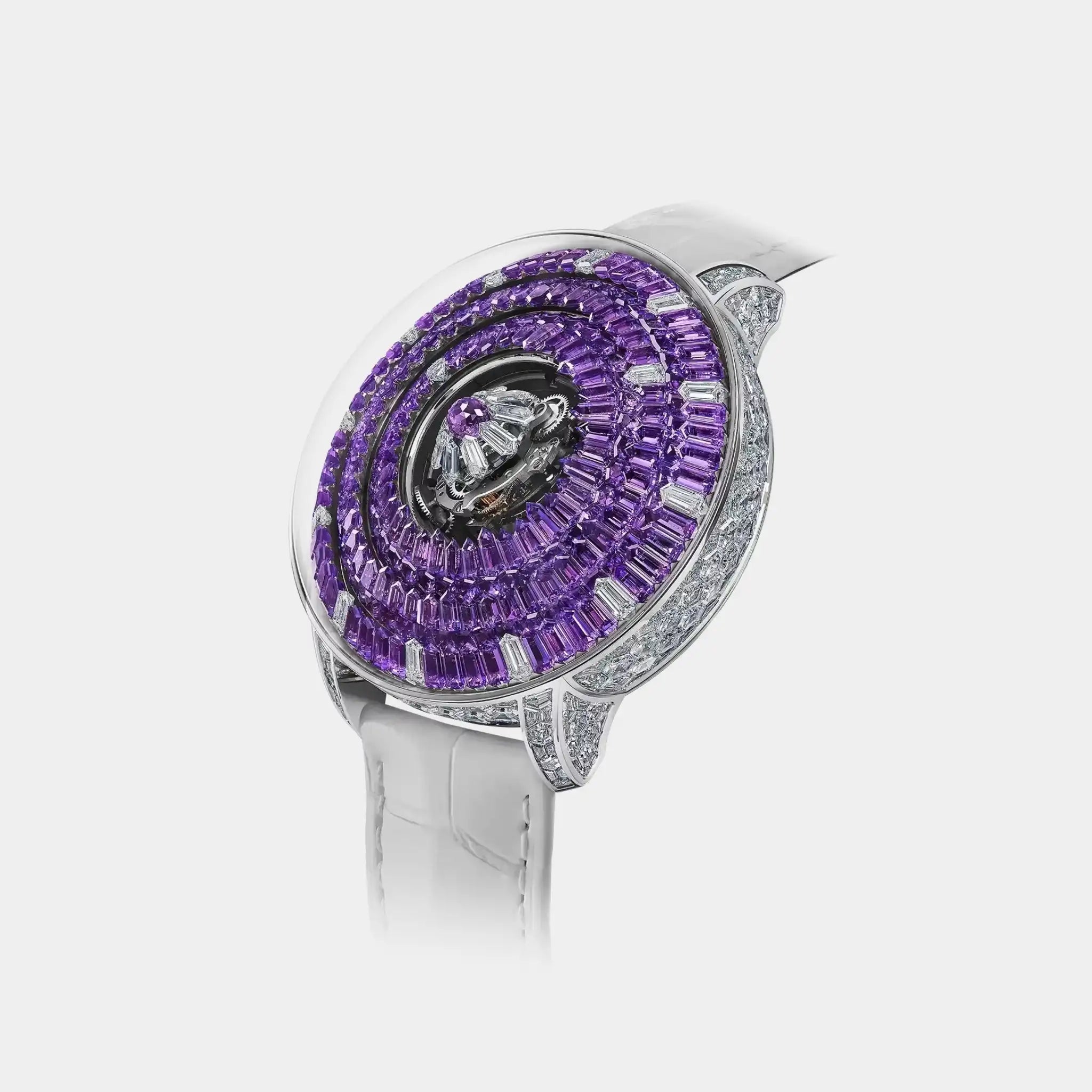 Jacob & Co. The Mystery Tourbillon 44mm Amethyst, Front
