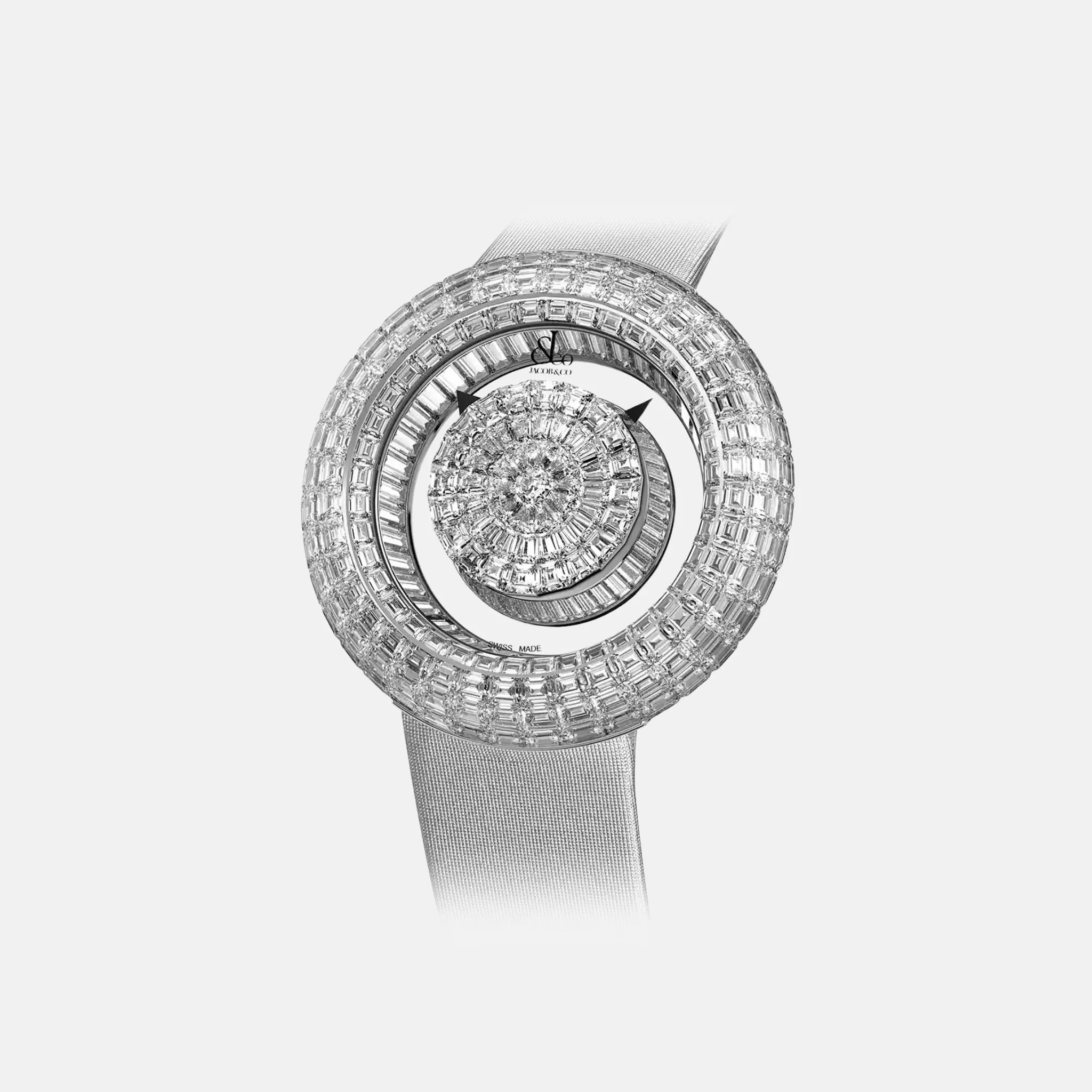 Jacob & Co Brilliant Mystery 44mm Diamonds White Gold BM555.30.BD.BD.C