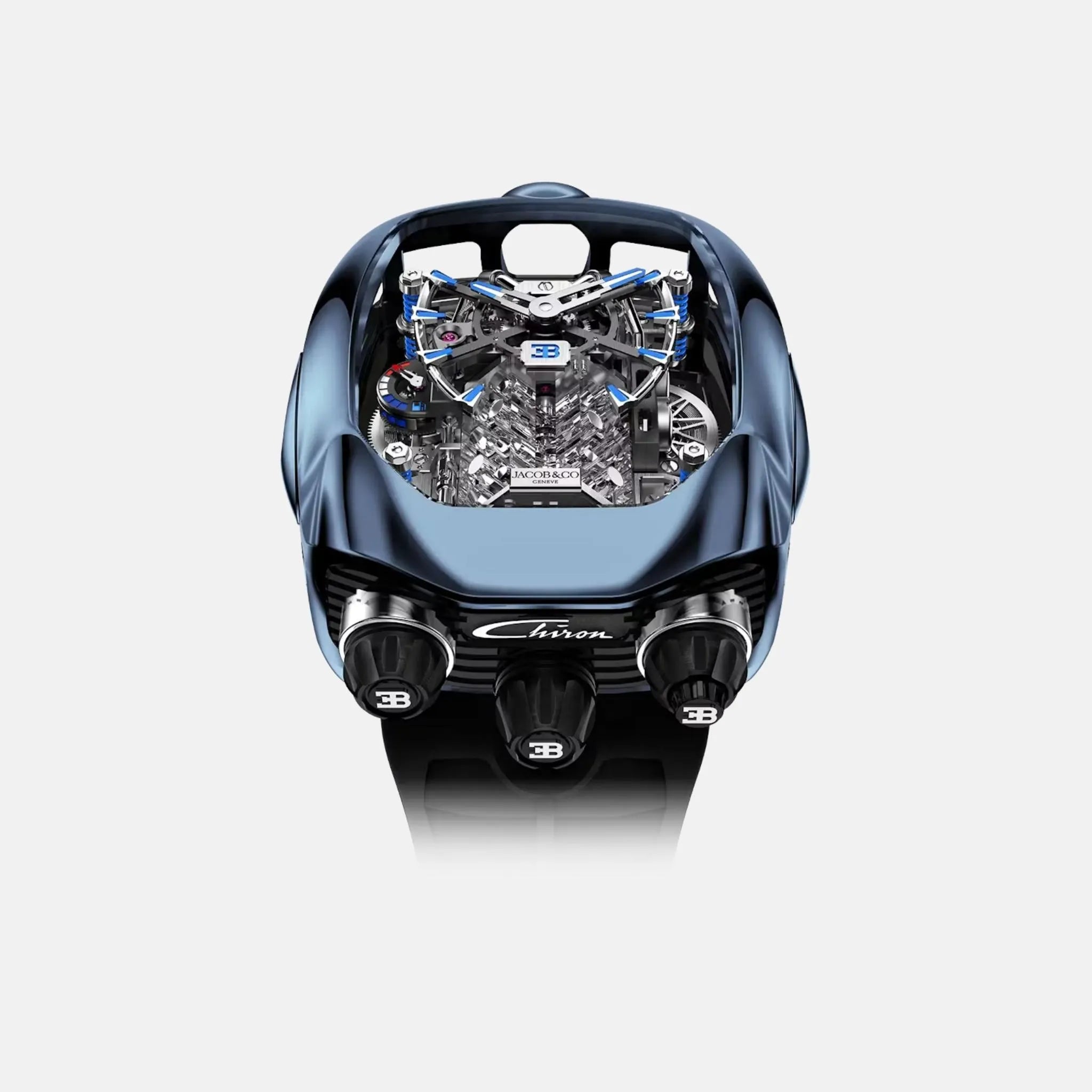 Jacob & Co Bugatti Chiron Tourbillon Blue Titanium BU200.20.AK.AB.B