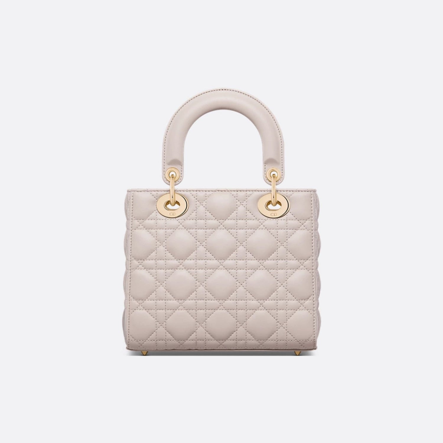 Lady Dior My ABCDior Small Bag Cannage Lambskin, Beige Lin, Back