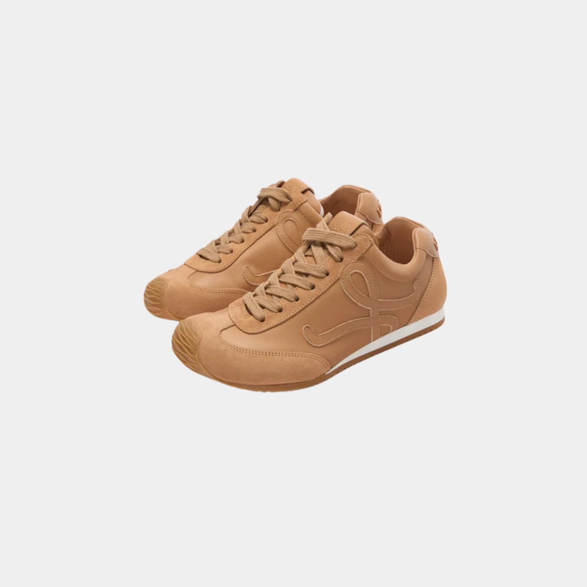 Loewe Ballet Runner 2.0 In Soft Calfskin, Cinnamon, Front