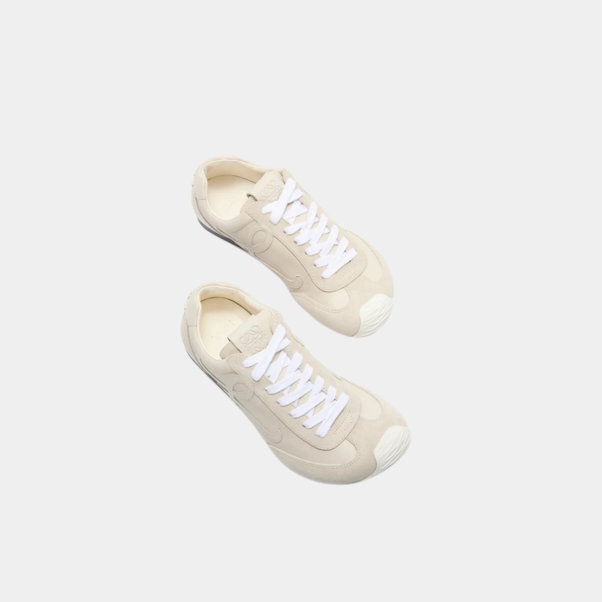 Loewe Ballet Runner 2.0 In Soft Calfskin, White, Top