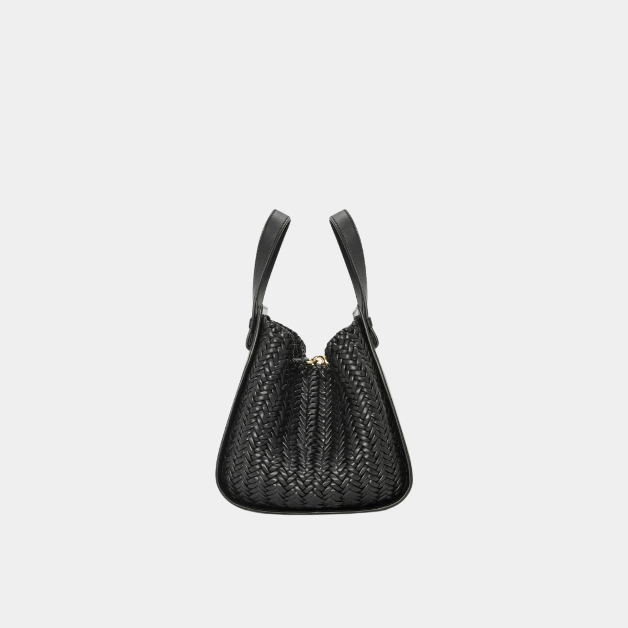 Loewe Compact Hammock Bag In Calfskin, Black, Side
