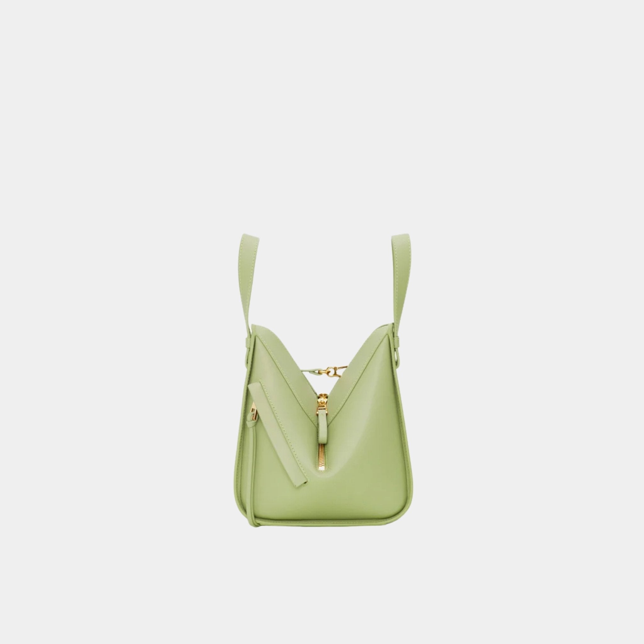 Loewe Compact Hammock Bag In Classic Calfskin, Light Pear, Back