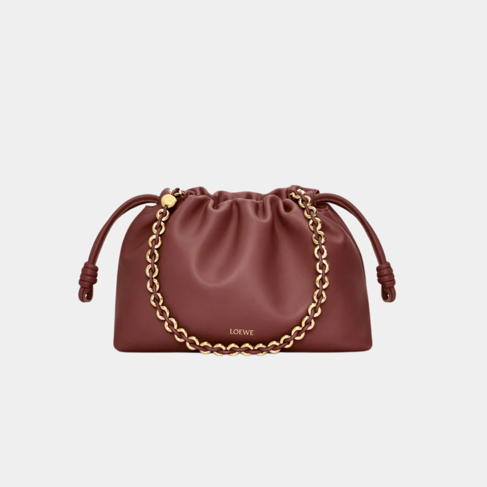 Loewe Medium-sized Flamenco Bag Soft Nappa Lambskin, Syrup, Front