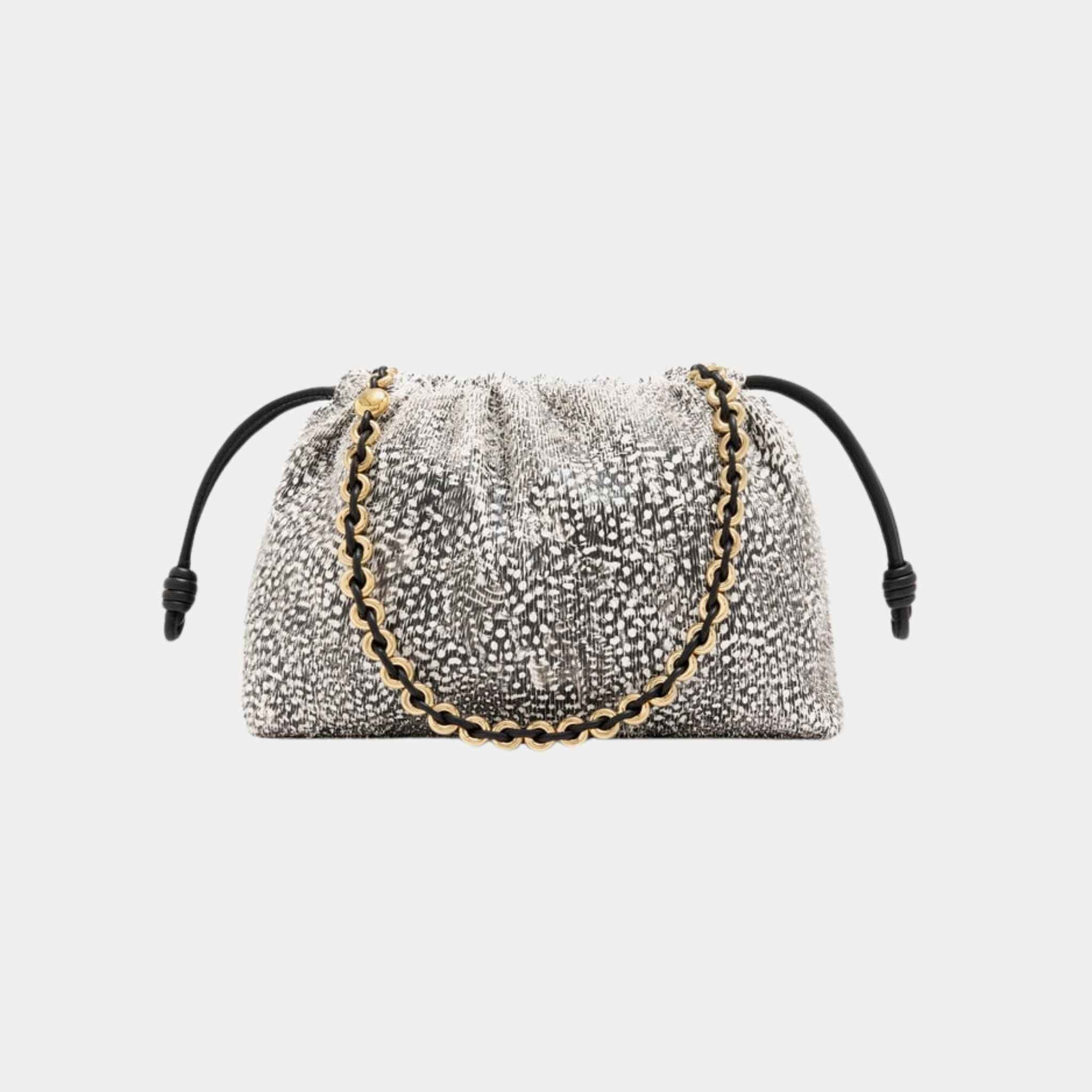 Loewe Medium Flamenco Purse Goatskin With Oversized Donut Chain, Front